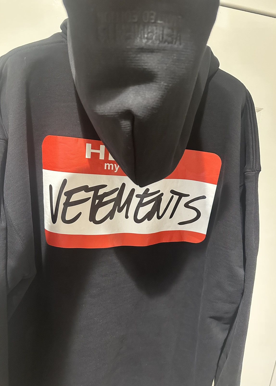 Vetements Vetements Hello My Name Is Zip Up Hoodie Size US L / EU 52-54 / 3 - 5 Thumbnail