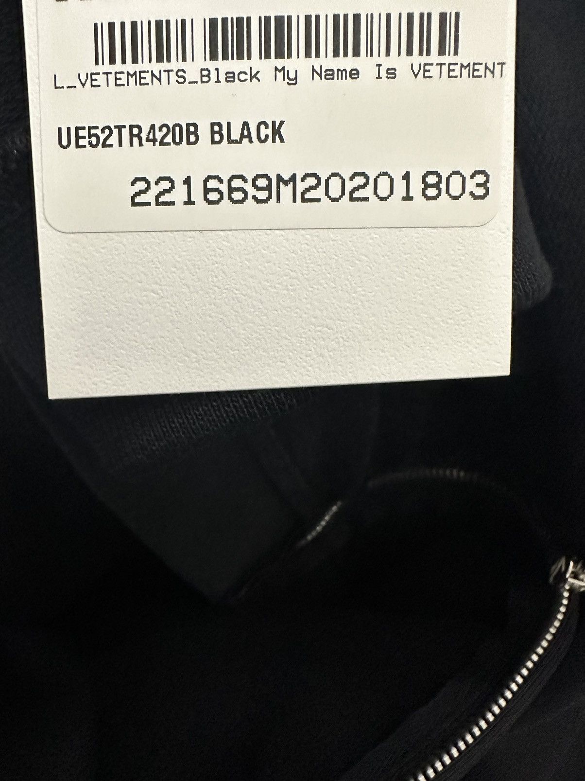 Vetements Vetements Hello My Name Is Zip Up Hoodie Size US L / EU 52-54 / 3 - 11 Thumbnail