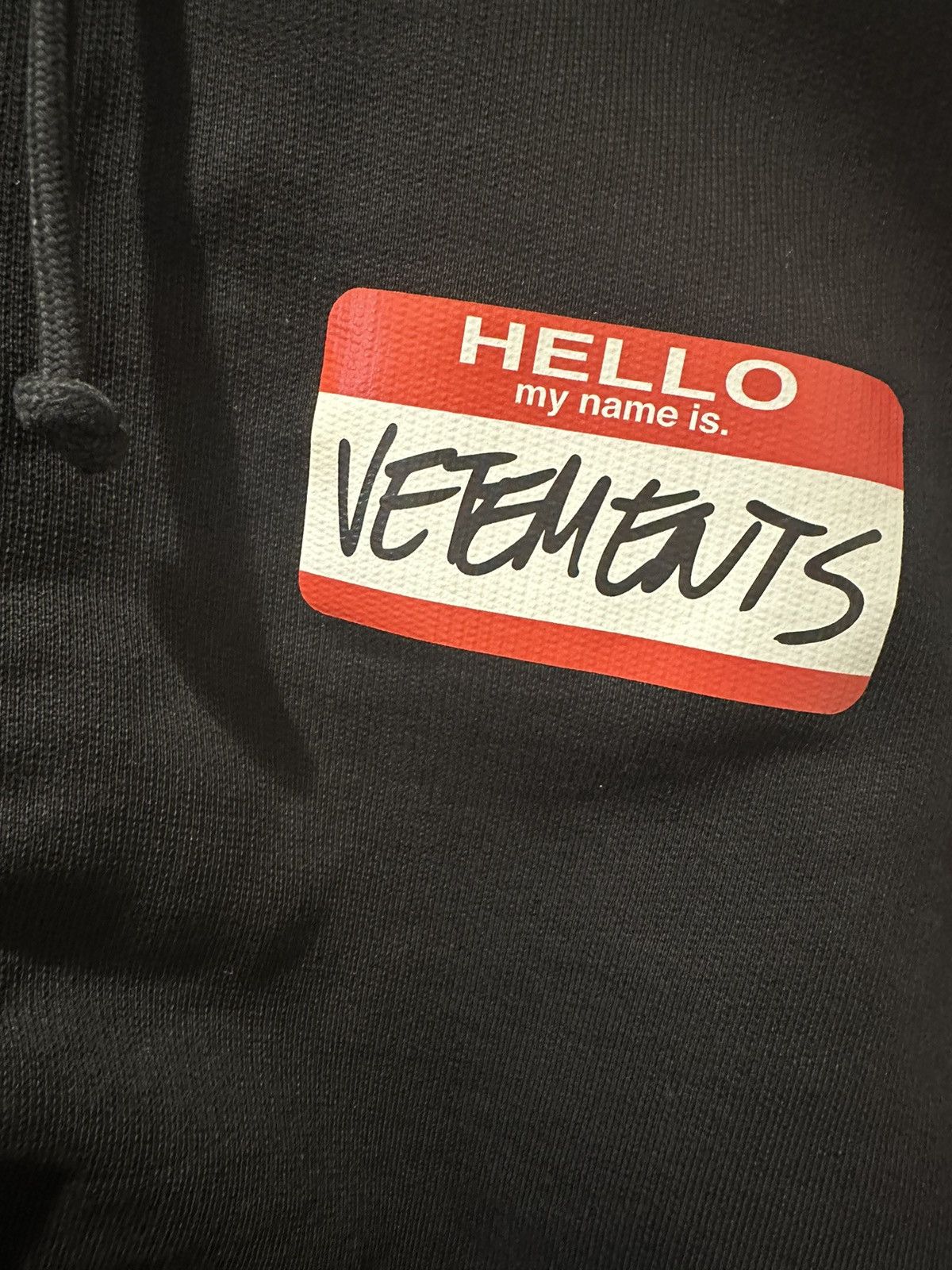 Vetements Vetements Hello My Name Is Zip Up Hoodie Size US L / EU 52-54 / 3 - 6 Thumbnail