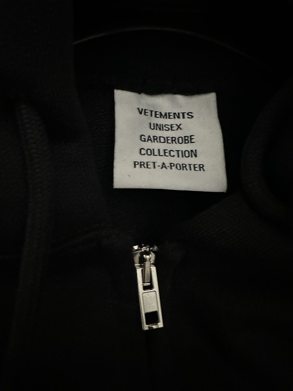 Vetements Vetements Hello My Name Is Zip Up Hoodie Size US L / EU 52-54 / 3 - 9 Thumbnail