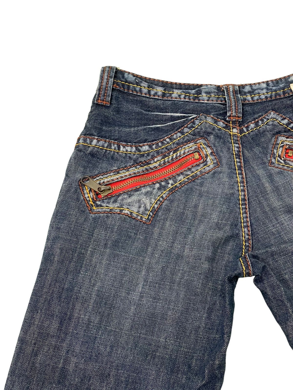 Japanese Brand Flare Jeans Genoese Japan Boot Cut Denim 4🟦9 Size US 28 / EU 44 - 20 Thumbnail
