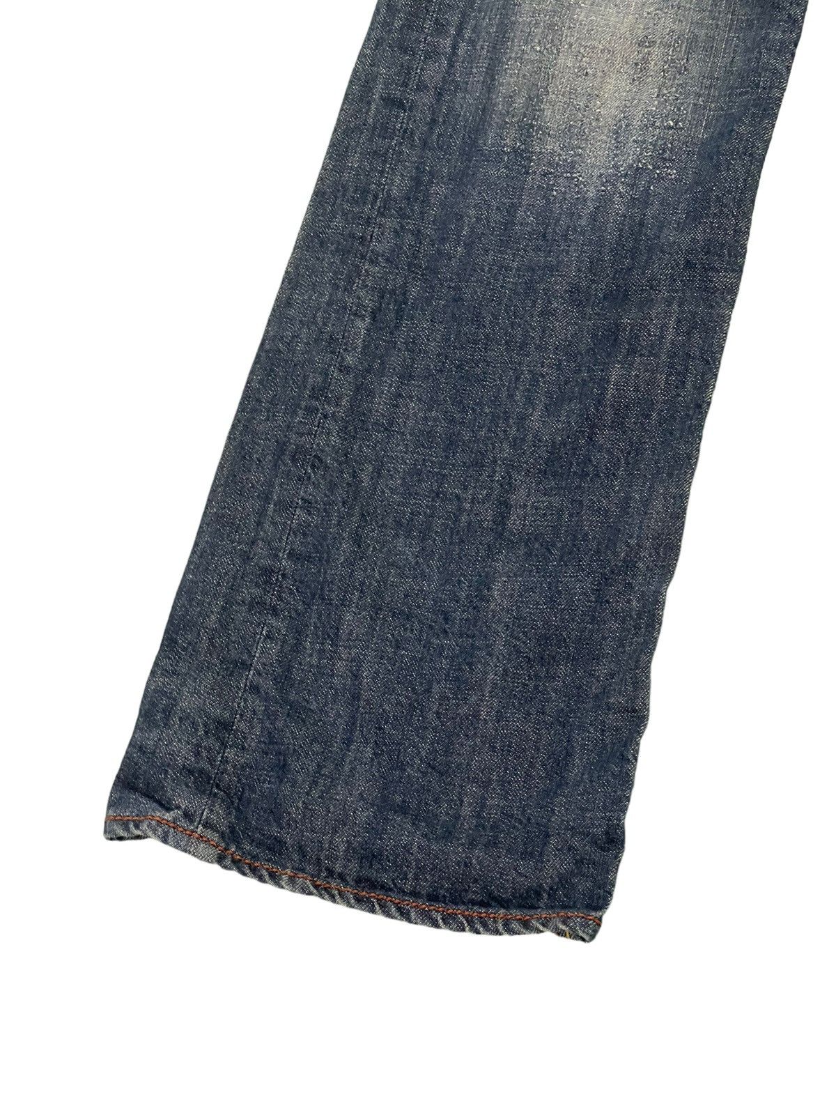 Japanese Brand Flare Jeans Genoese Japan Boot Cut Denim 4🟦9 Size US 28 / EU 44 - 5 Thumbnail