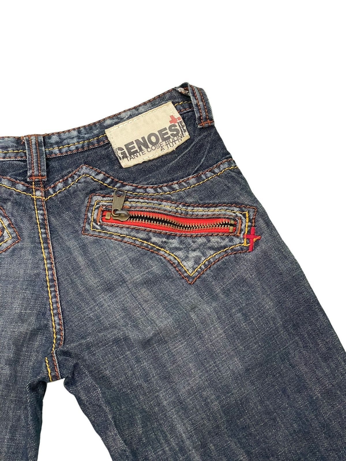 Japanese Brand Flare Jeans Genoese Japan Boot Cut Denim 4🟦9 Size US 28 / EU 44 - 21 Thumbnail