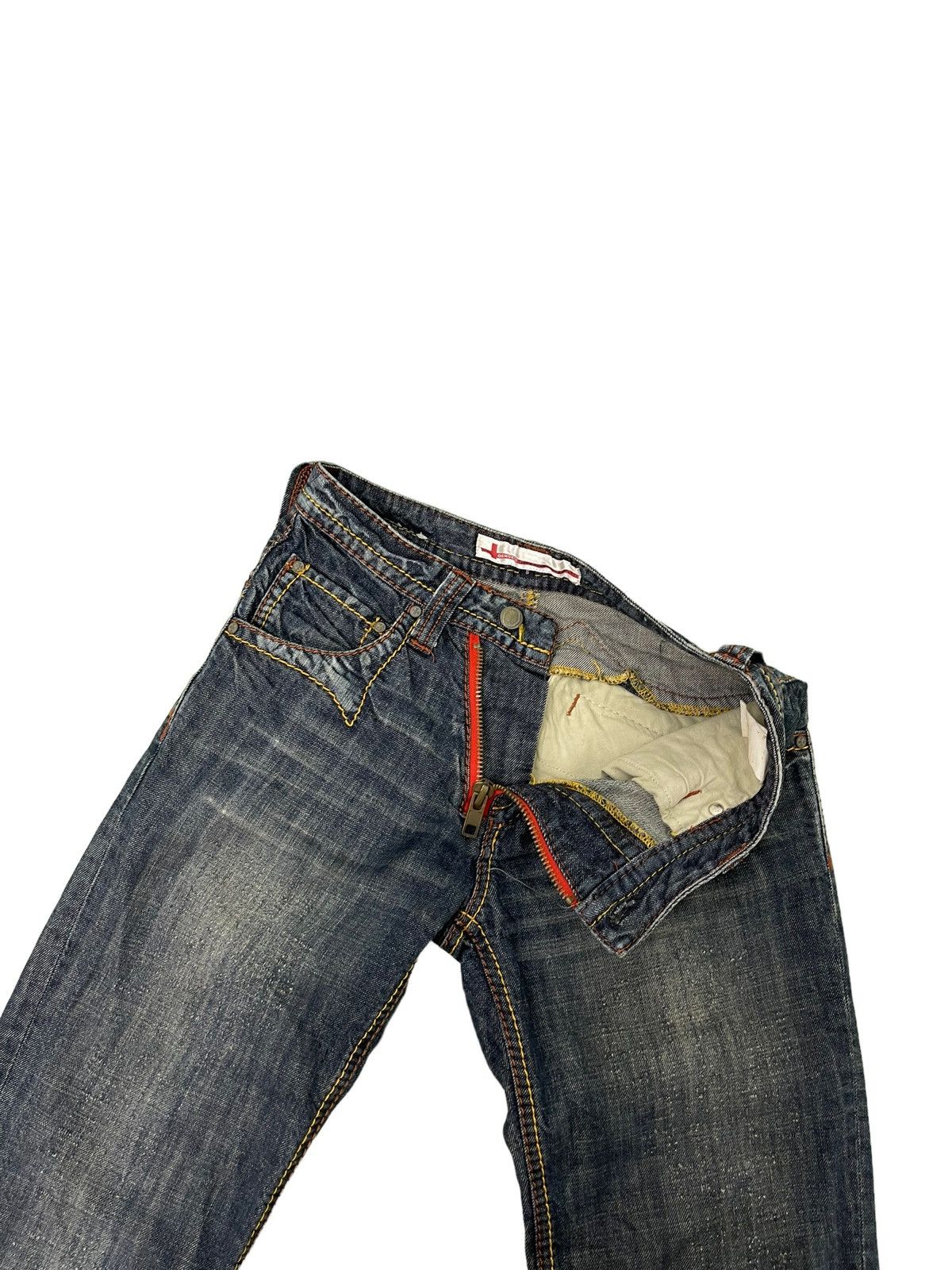 Japanese Brand Flare Jeans Genoese Japan Boot Cut Denim 4🟦9 Size US 28 / EU 44 - 12 Thumbnail