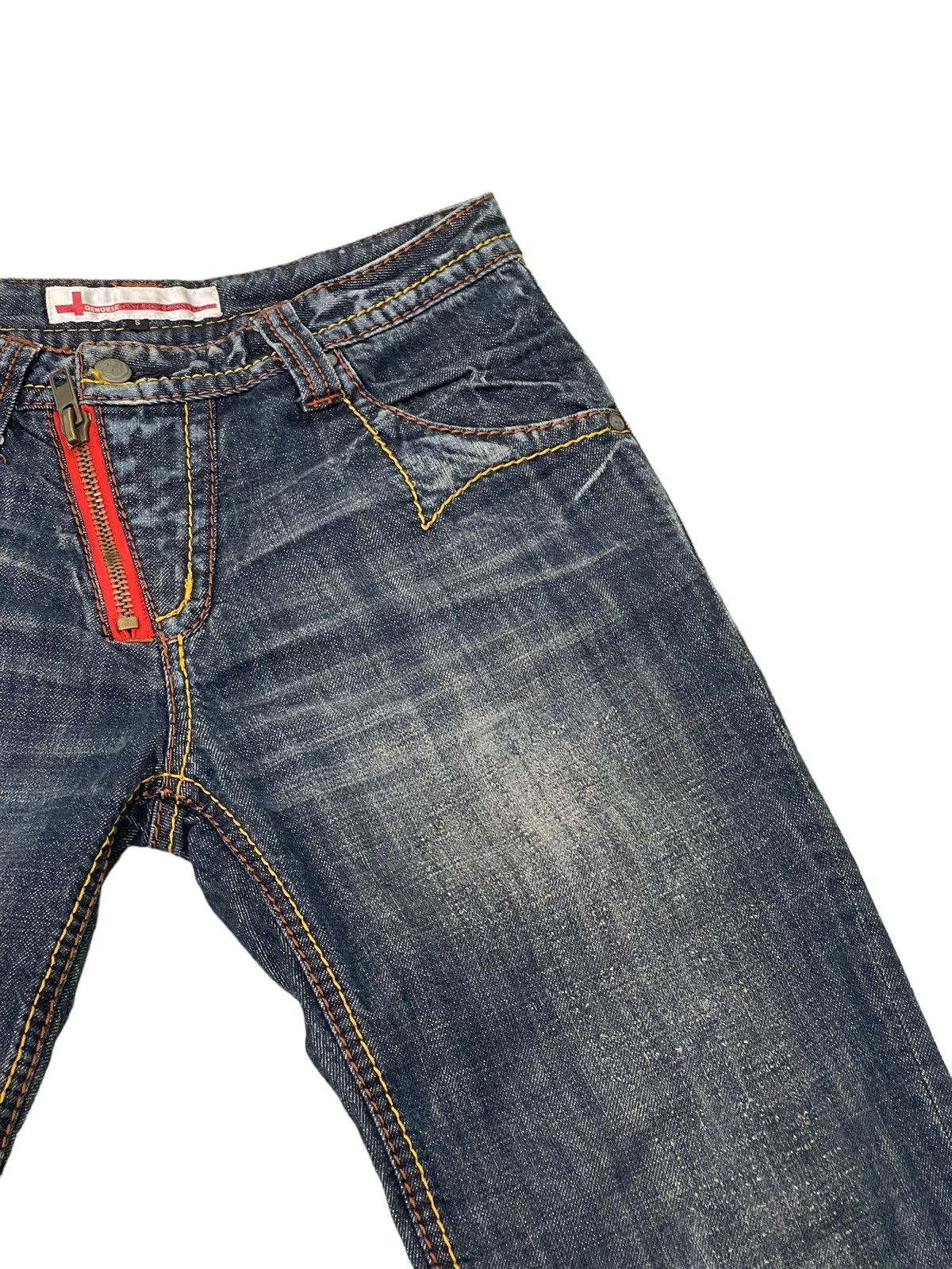 Japanese Brand Flare Jeans Genoese Japan Boot Cut Denim 4🟦9 Size US 28 / EU 44 - 9 Thumbnail