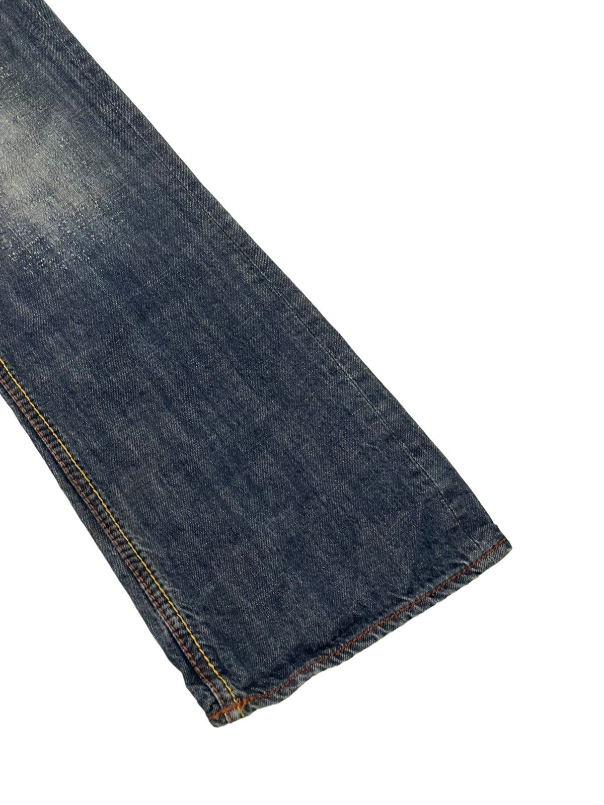 Japanese Brand Flare Jeans Genoese Japan Boot Cut Denim 4🟦9 Size US 28 / EU 44 - 4 Thumbnail