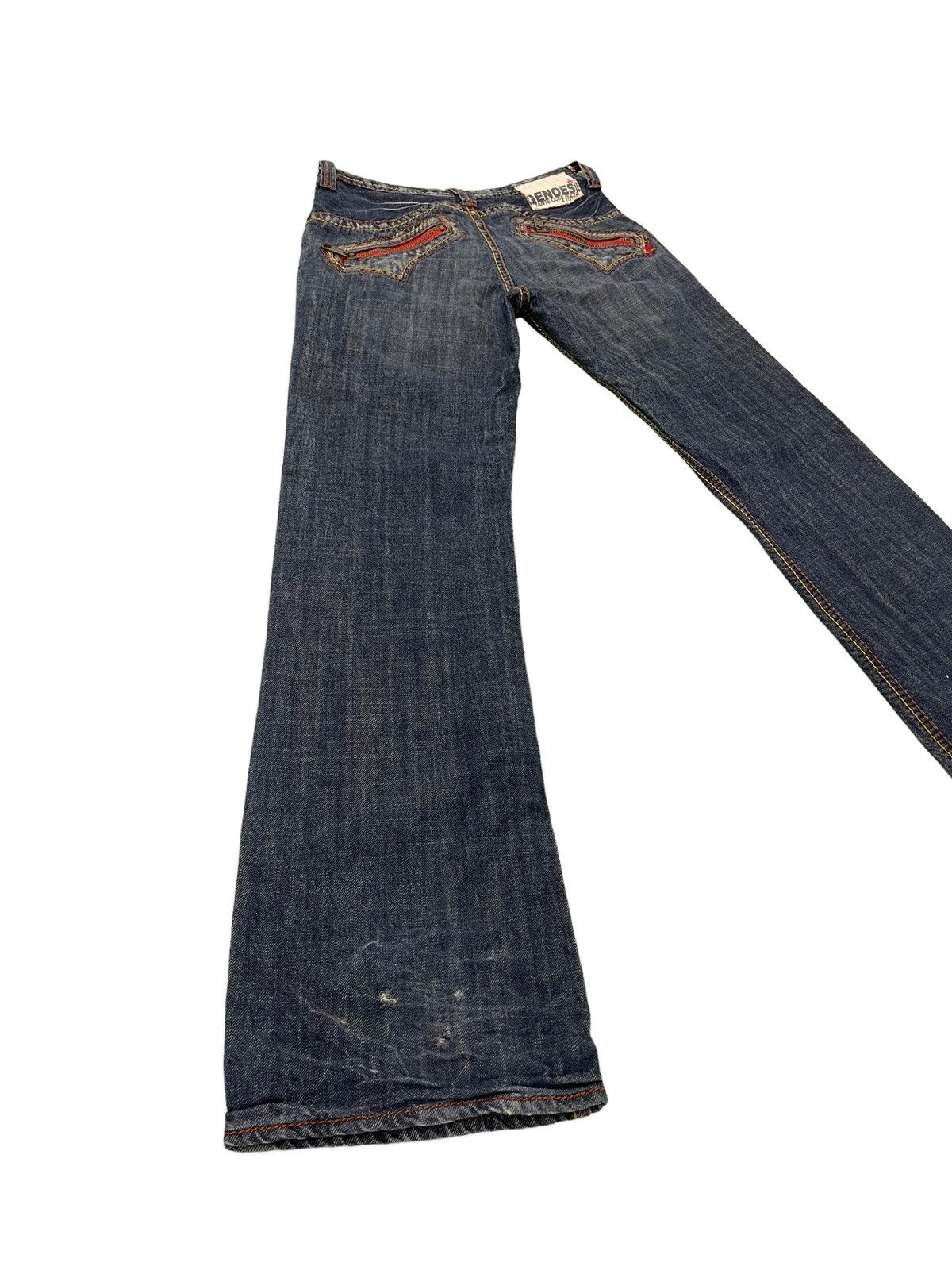 Japanese Brand Flare Jeans Genoese Japan Boot Cut Denim 4🟦9 Size US 28 / EU 44 - 14 Thumbnail