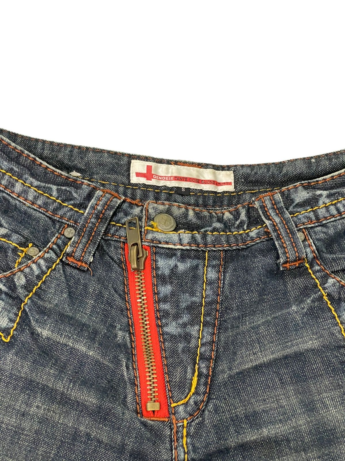 Japanese Brand Flare Jeans Genoese Japan Boot Cut Denim 4🟦9 Size US 28 / EU 44 - 10 Thumbnail