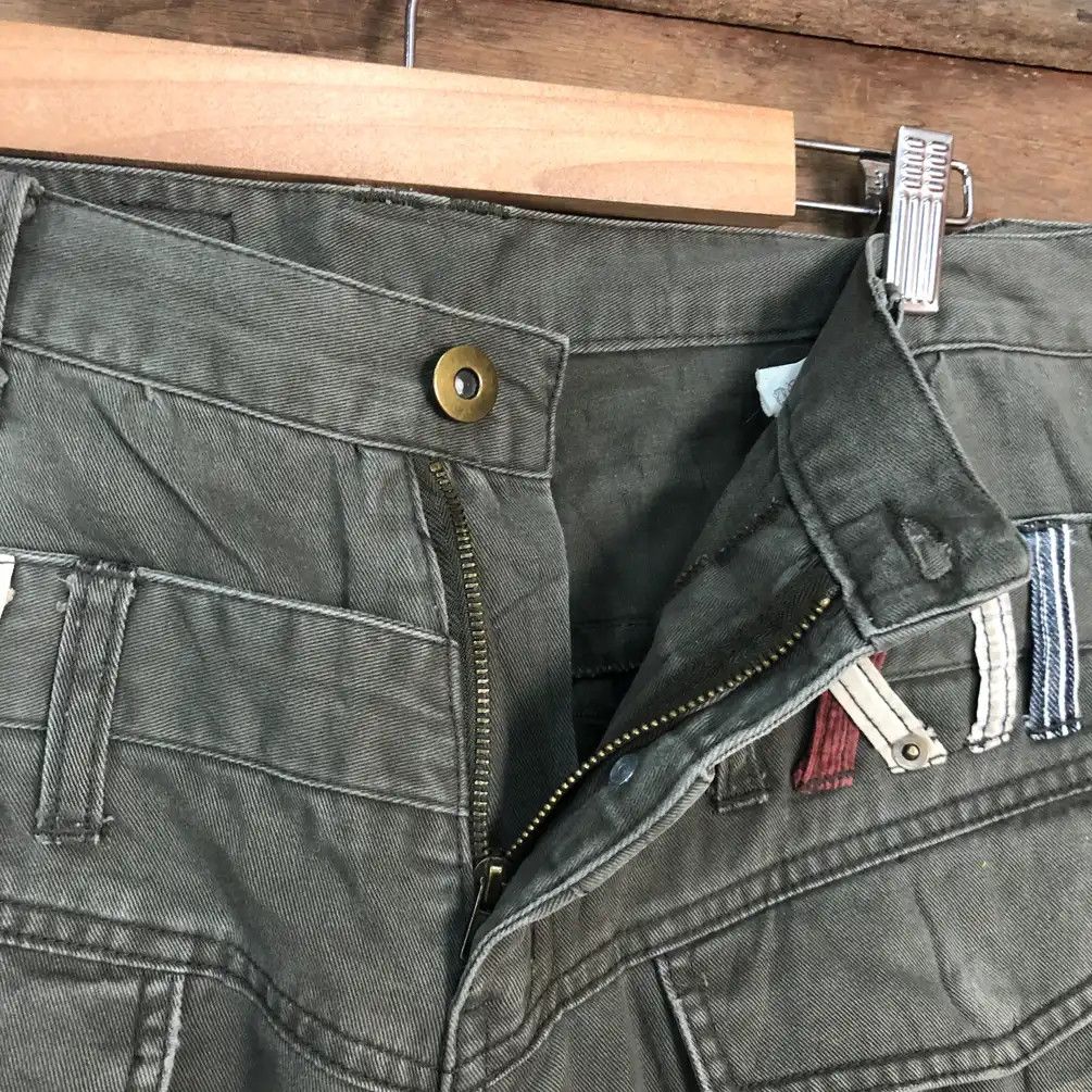 Japanese Brand × Vintage Japanese Brand Double Waist Grey Cargo Pants #658 Size US 30 / EU 46 - 8 Thumbnail