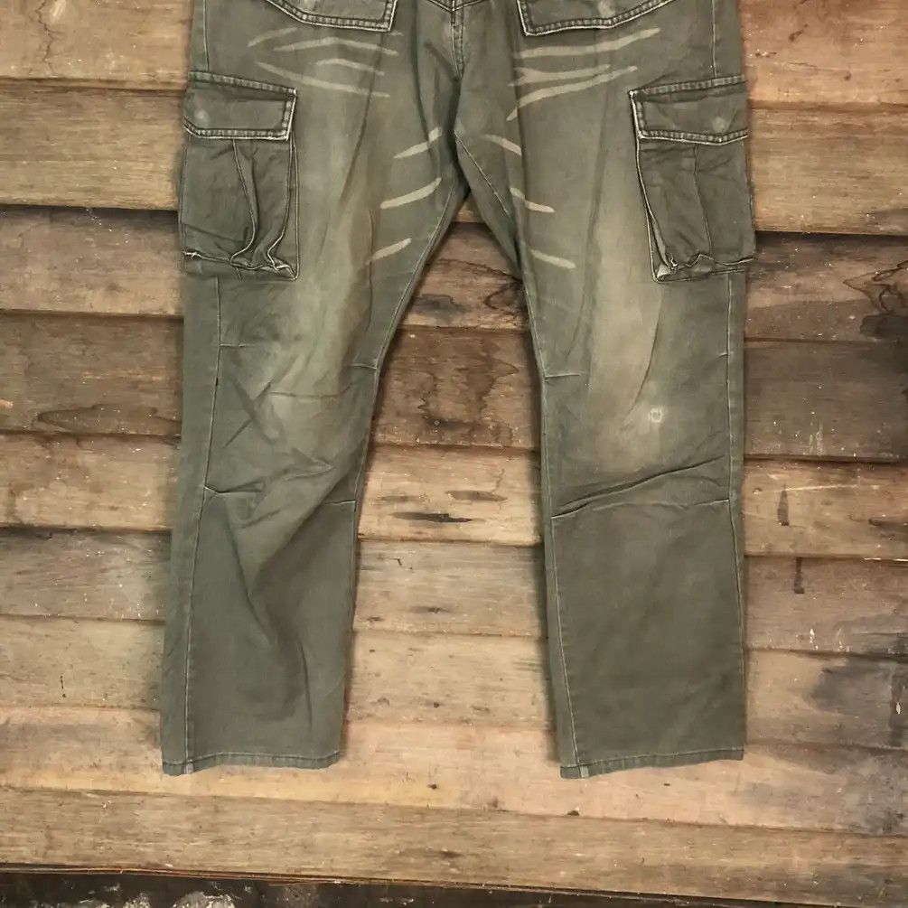 Japanese Brand × Vintage Japanese Brand Double Waist Grey Cargo Pants #658 Size US 30 / EU 46 - 3 Thumbnail