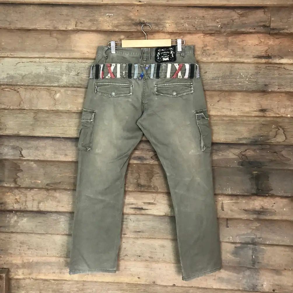 Japanese Brand × Vintage Japanese Brand Double Waist Grey Cargo Pants #658 Size US 30 / EU 46 - 11 Thumbnail
