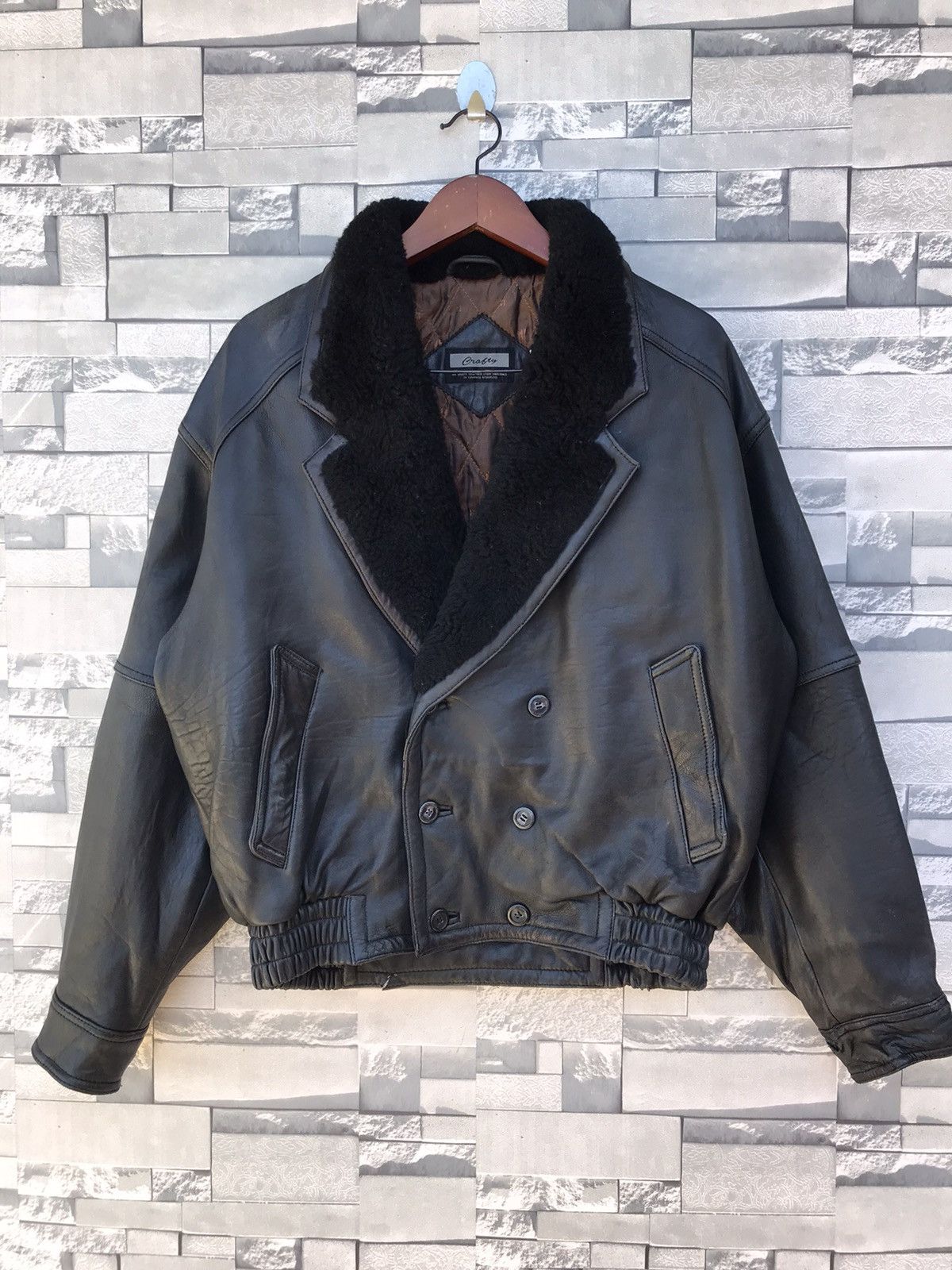 Japanese Brand × Vintage Japanese Vintage Craft Leather Jacket Size US L / EU 52-54 / 3 - 1 Thumbnail