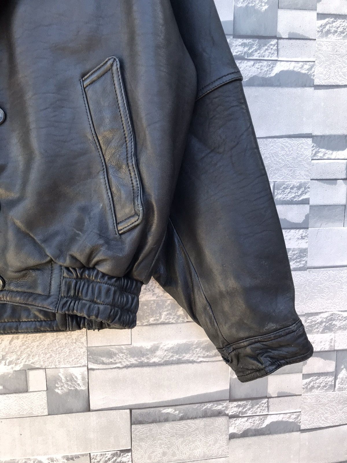 Japanese Brand × Vintage Japanese Vintage Craft Leather Jacket Size US L / EU 52-54 / 3 - 8 Thumbnail