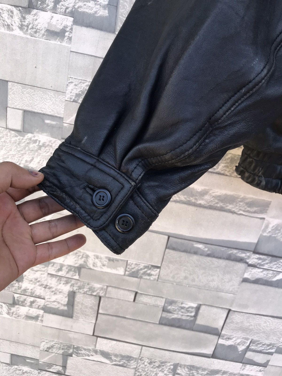 Japanese Brand × Vintage Japanese Vintage Craft Leather Jacket Size US L / EU 52-54 / 3 - 9 Thumbnail