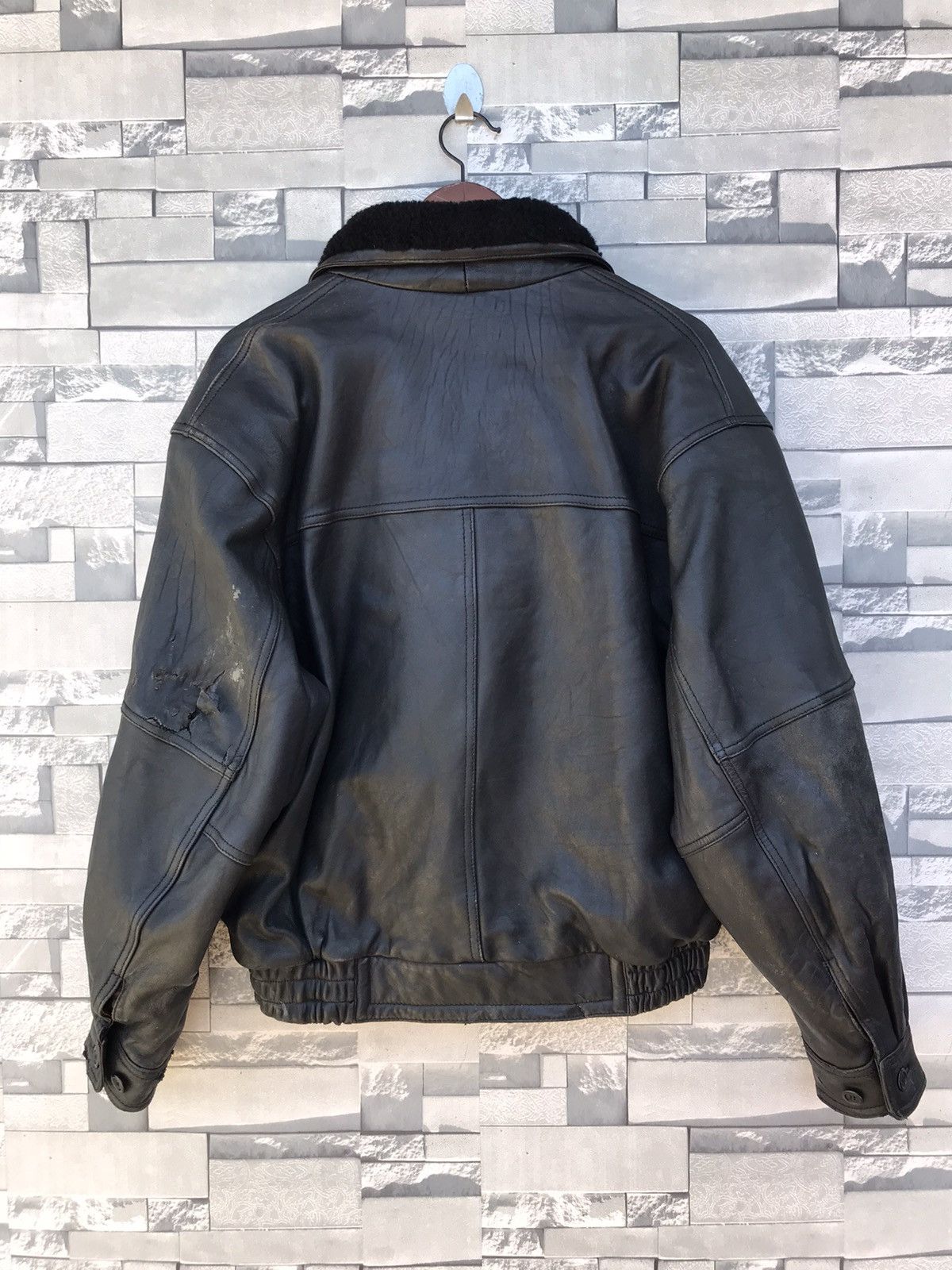 Japanese Brand × Vintage Japanese Vintage Craft Leather Jacket Size US L / EU 52-54 / 3 - 2 Thumbnail