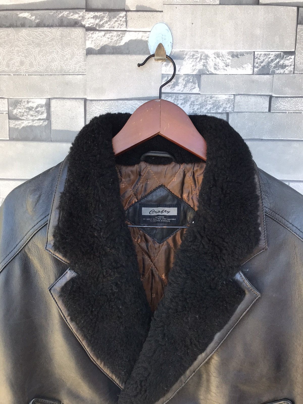 Japanese Brand × Vintage Japanese Vintage Craft Leather Jacket Size US L / EU 52-54 / 3 - 4 Thumbnail