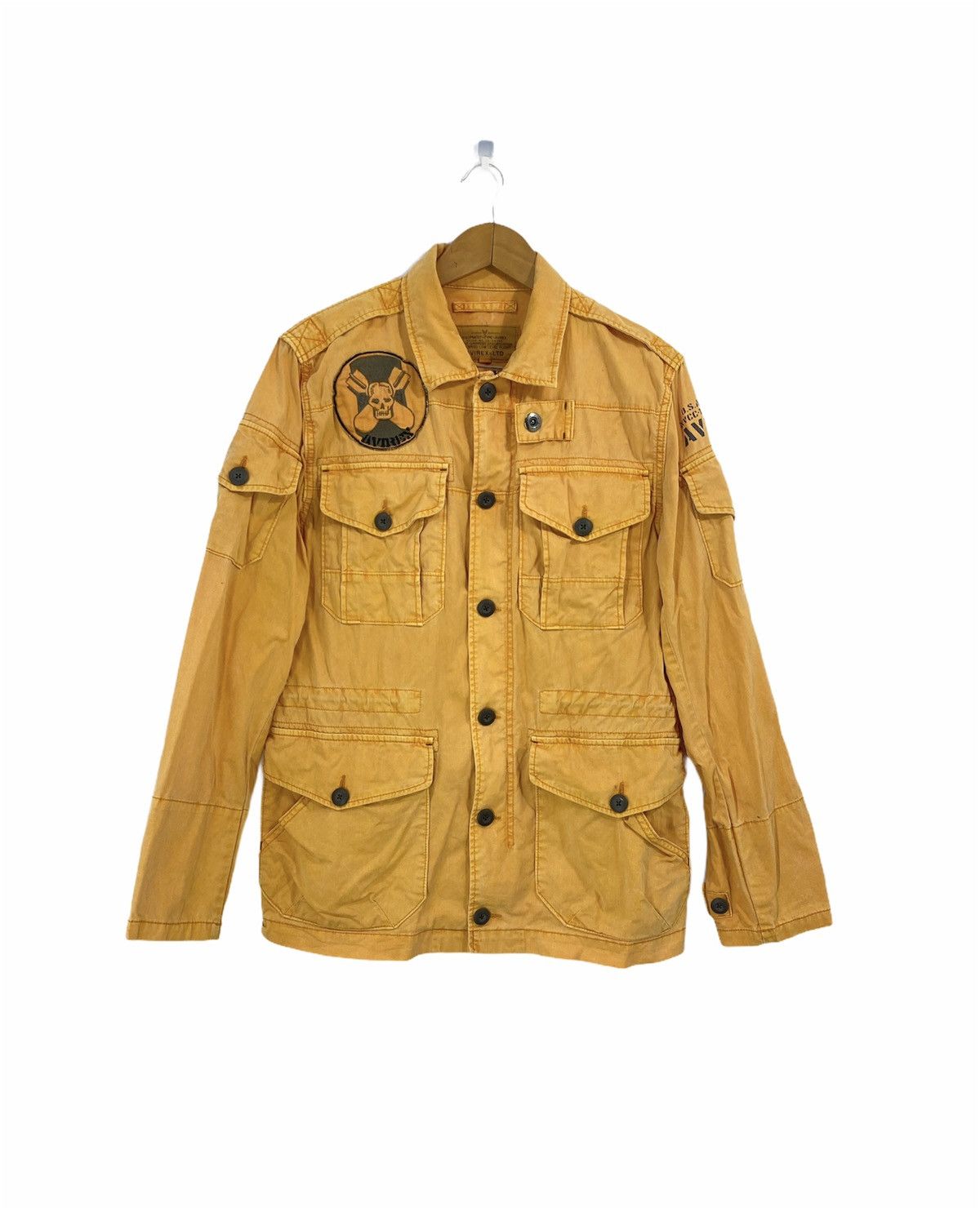 Avirex Avirex USA NVCC-108 Military Jacket Design Skull patch Size US L / EU 52-54 / 3 - 1 Thumbnail