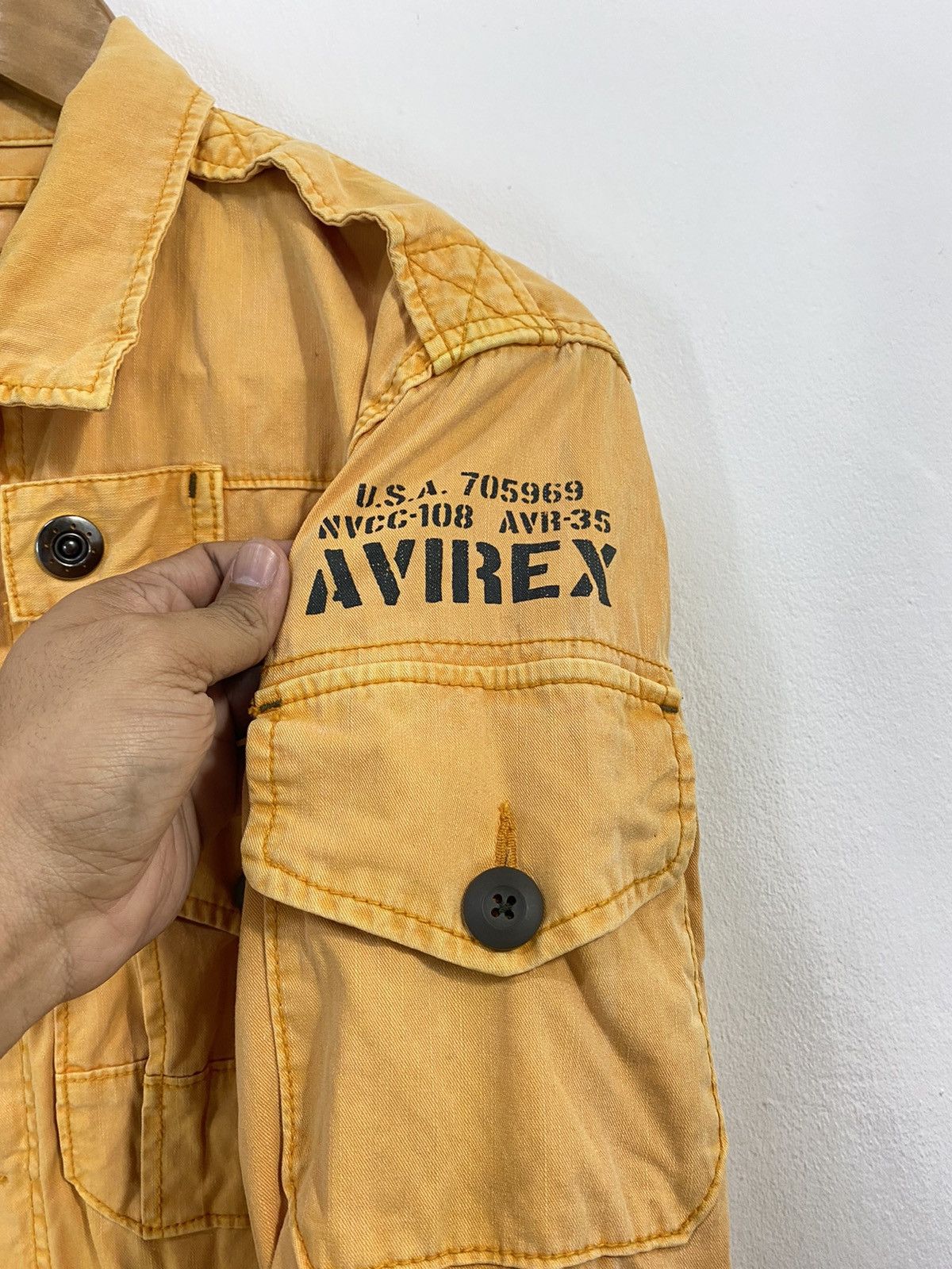 Avirex Avirex USA NVCC-108 Military Jacket Design Skull patch Size US L / EU 52-54 / 3 - 5 Thumbnail