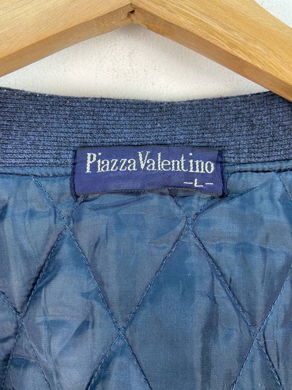 Designer × Valentino × Vintage Vintage 90s Piazza Valentino Vest Jacket Knitwear Size US L / EU 52-54 / 3 - 5 Thumbnail