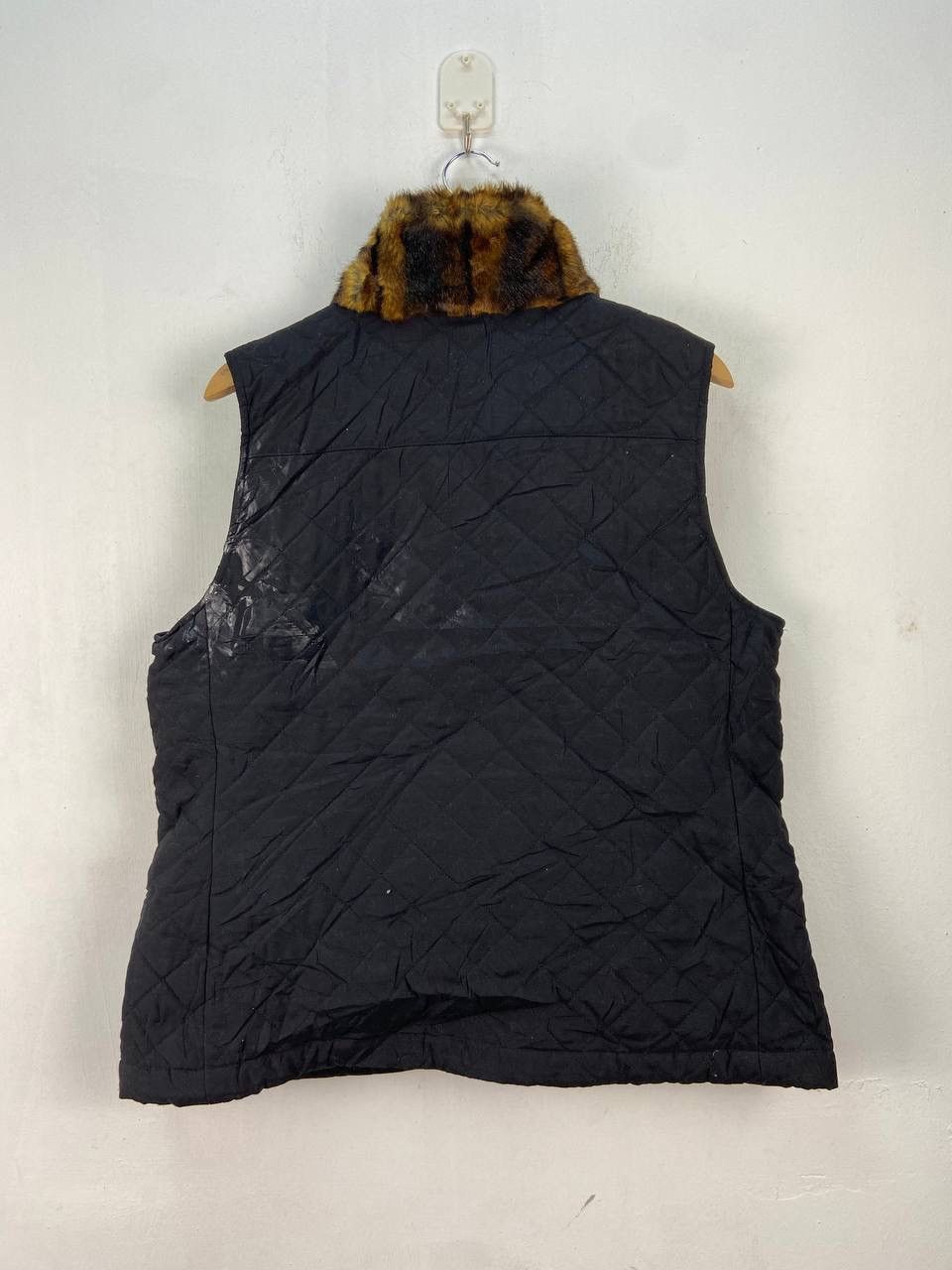 Ralph Lauren Vintage Ralph Lauren Quilted Vest Fur Vest Jacket Y2K Size US M / EU 48-50 / 2 - 5 Thumbnail