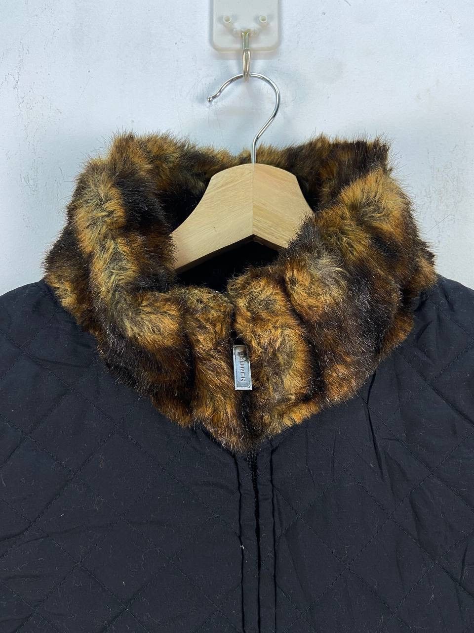 Ralph Lauren Vintage Ralph Lauren Quilted Vest Fur Vest Jacket Y2K Size US M / EU 48-50 / 2 - 6 Thumbnail