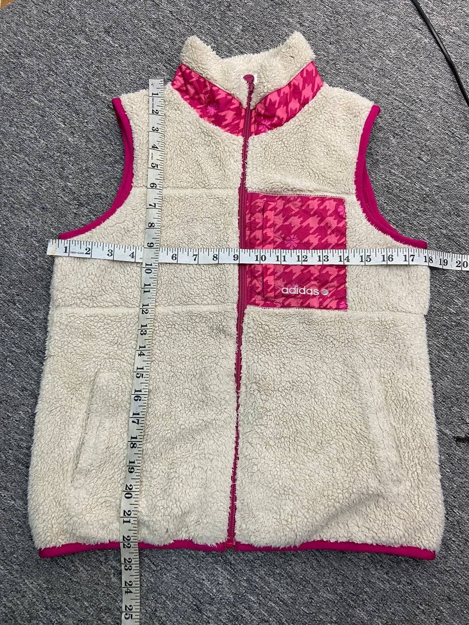 Adidas Vintage Adidas Deep Pile Fleece Retro Sherpa Vest Jacket Size M / US 6-8 / IT 42-44 - 11 Thumbnail