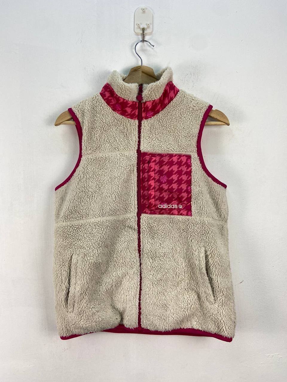 Adidas Vintage Adidas Deep Pile Fleece Retro Sherpa Vest Jacket Size M / US 6-8 / IT 42-44 - 1 Thumbnail