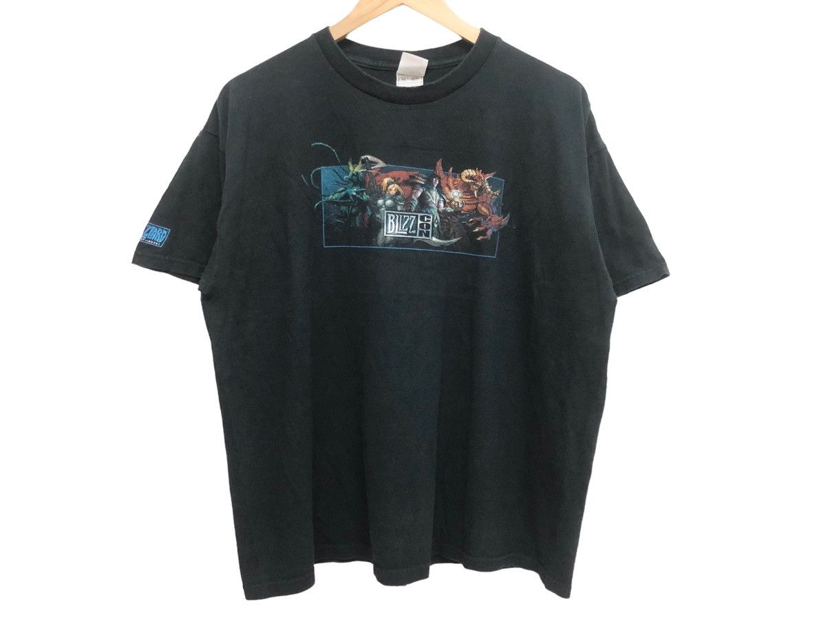 Fruit Of The Loom RARE 🔥 BLIZZCON BLIZZARD ENTERTAINMENT GAMING CONVENTION TEE Size US XL / EU 56 / 4 - 1 Thumbnail