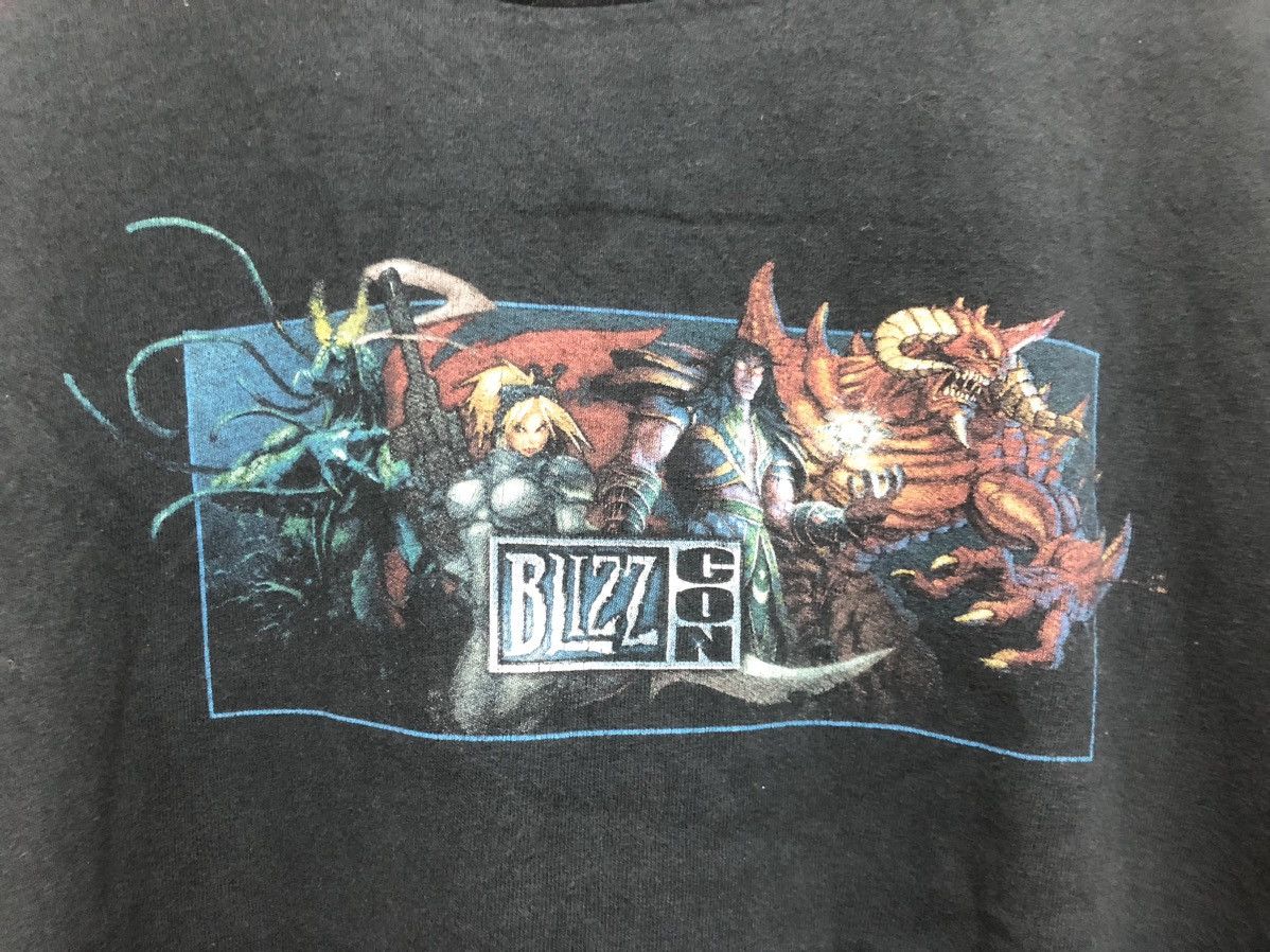 Fruit Of The Loom RARE 🔥 BLIZZCON BLIZZARD ENTERTAINMENT GAMING CONVENTION TEE Size US XL / EU 56 / 4 - 5 Thumbnail