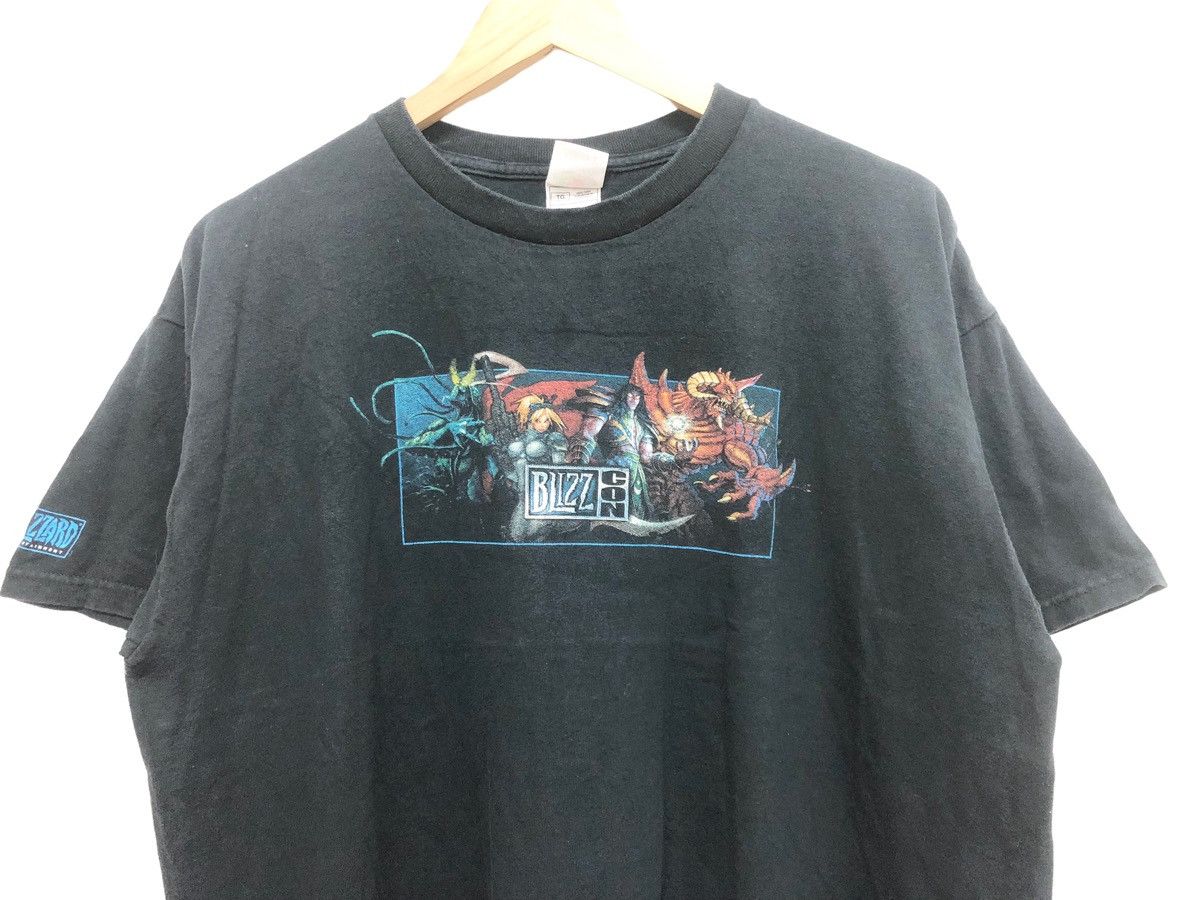 Fruit Of The Loom RARE 🔥 BLIZZCON BLIZZARD ENTERTAINMENT GAMING CONVENTION TEE Size US XL / EU 56 / 4 - 3 Thumbnail