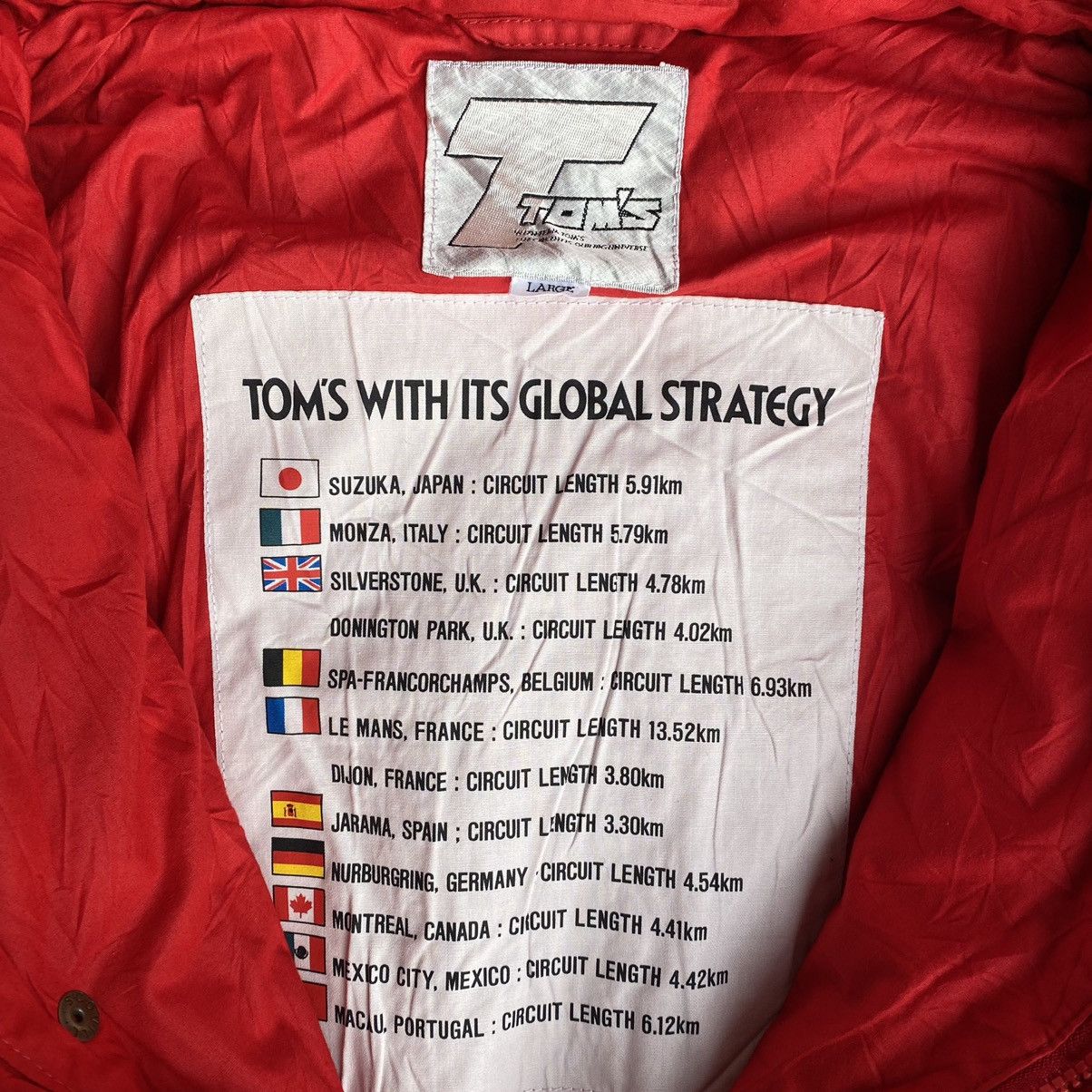Sports Specialties Toms Racing Down Jacket Size US L / EU 52-54 / 3 - 2 Thumbnail