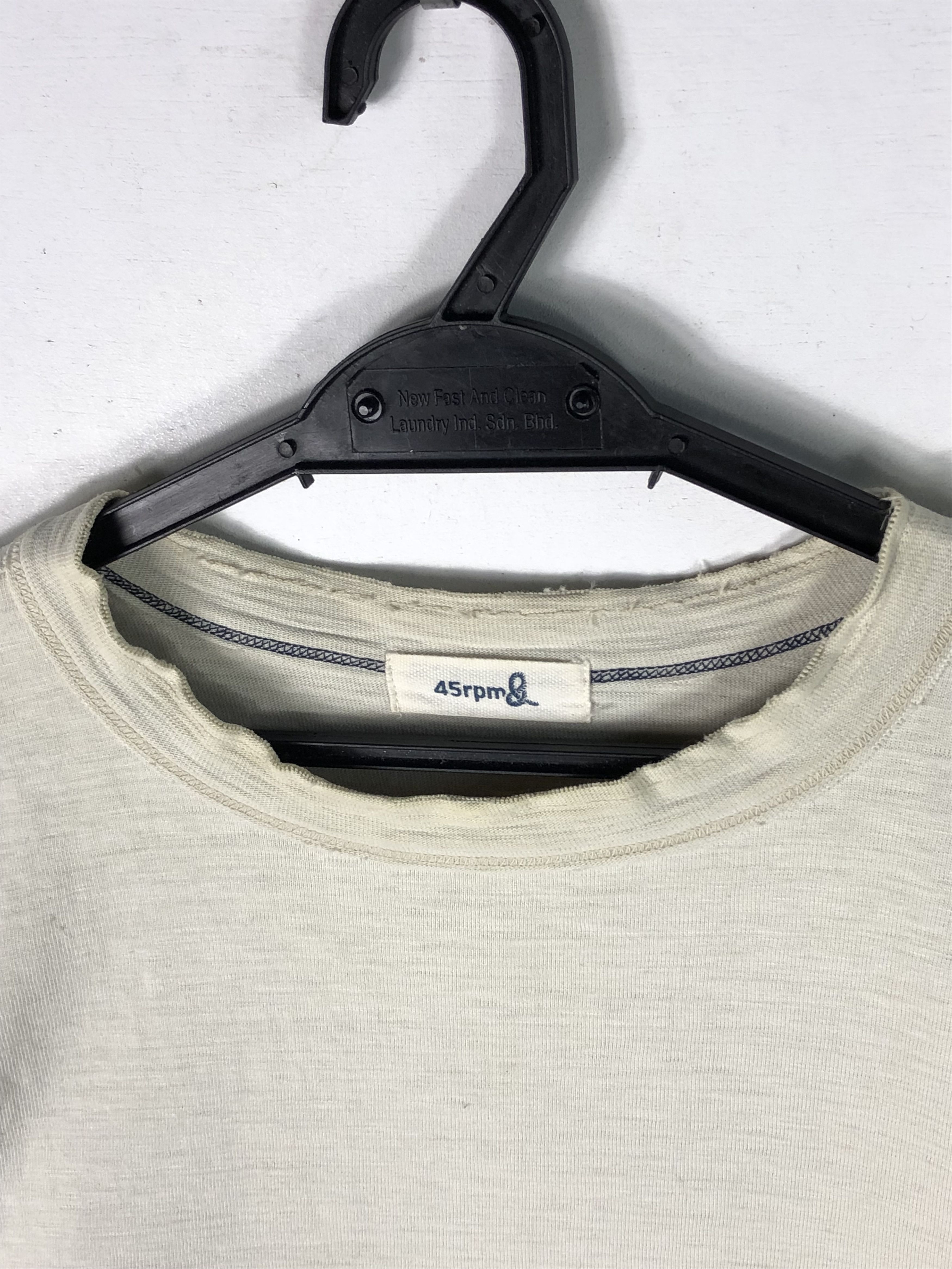 45rpm × Japanese Brand × Vintage VINTAGE 45RPM L/S SHIRT Size US L / EU 52-54 / 3 - 6 Thumbnail