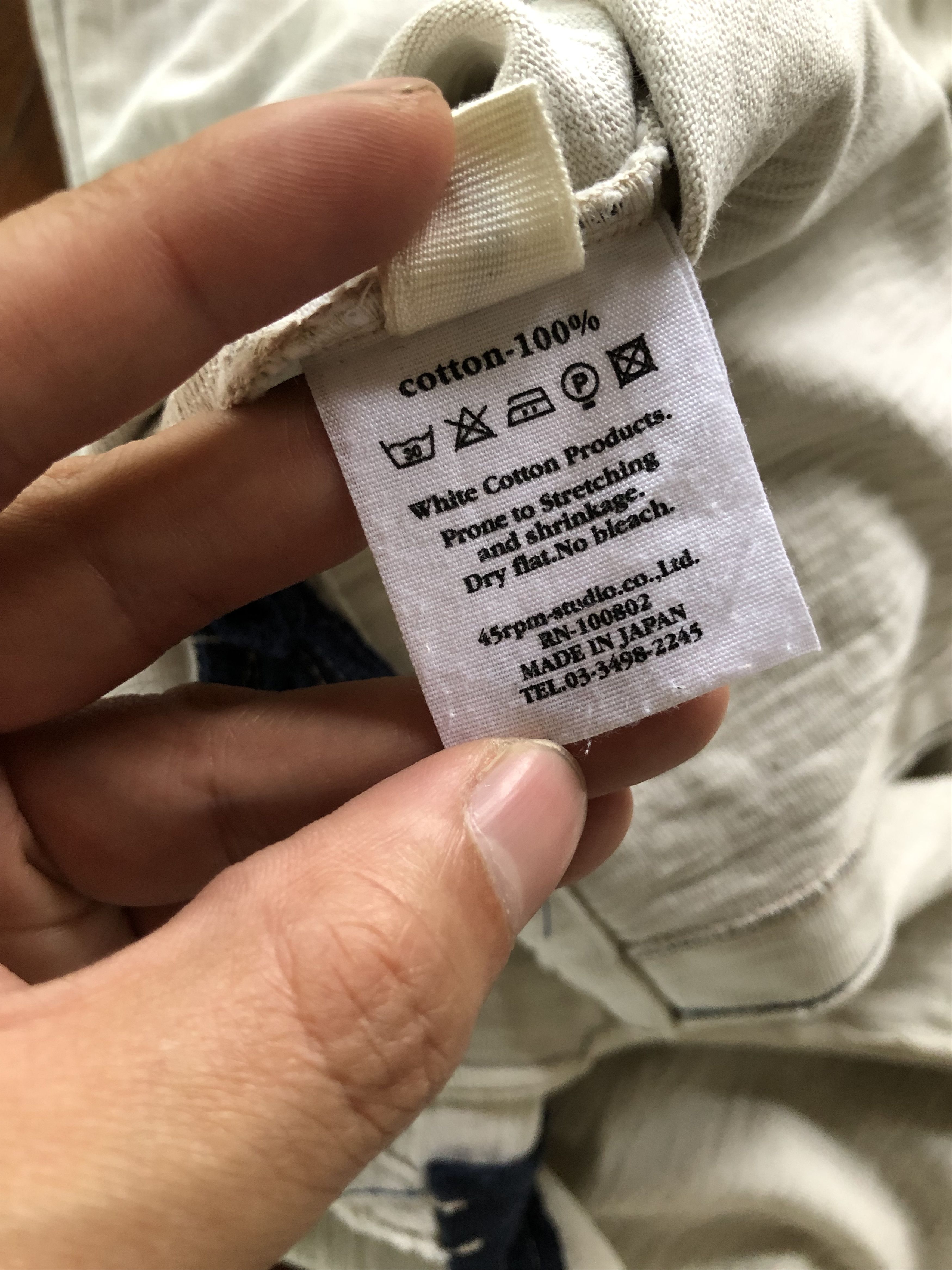 45rpm × Japanese Brand × Vintage VINTAGE 45RPM L/S SHIRT Size US L / EU 52-54 / 3 - 8 Thumbnail