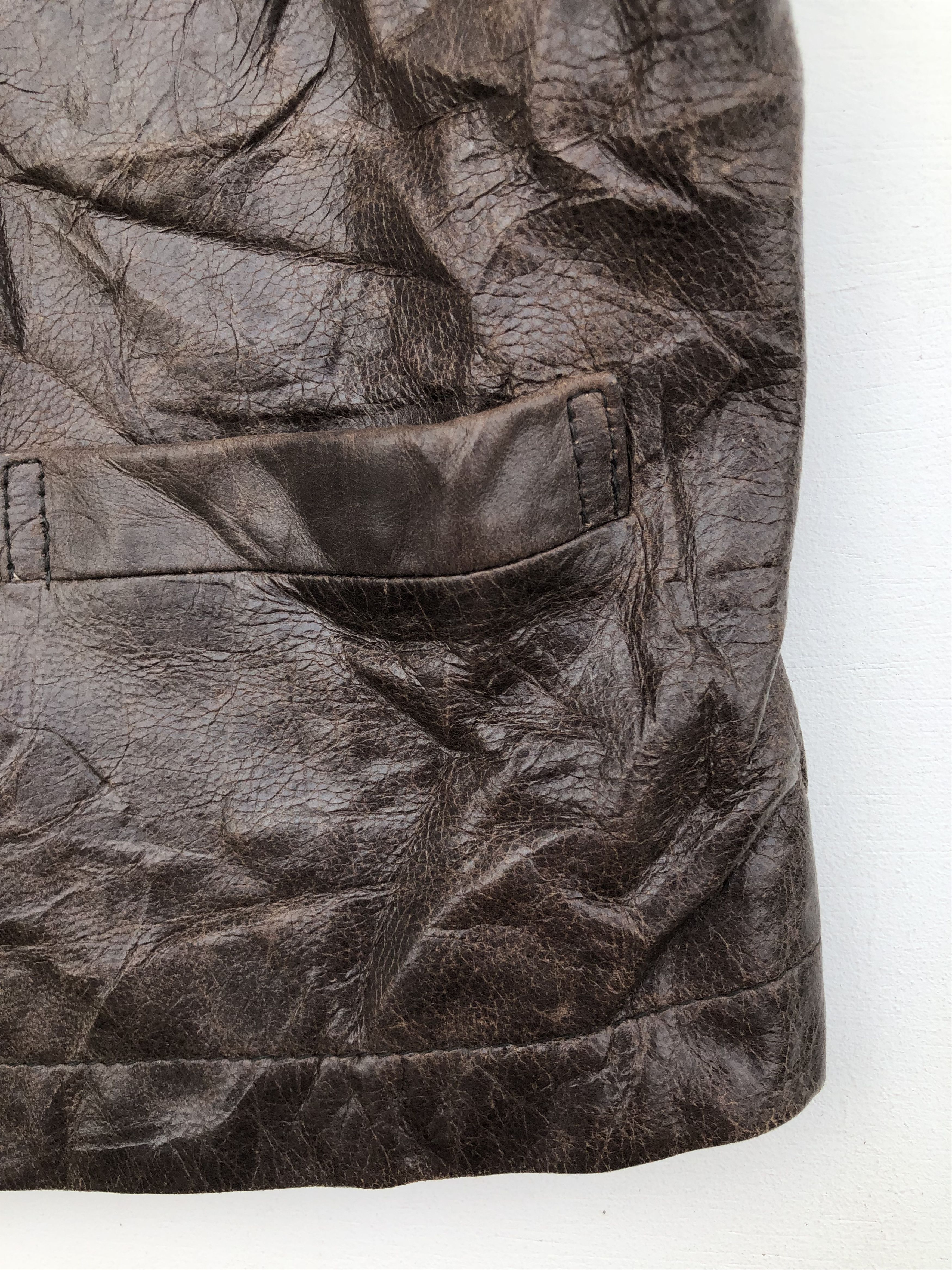 45rpm × Vintage VINTAGE 45RPM LEATHER VEST Size US XS / EU 42 / 0 - 7 Thumbnail