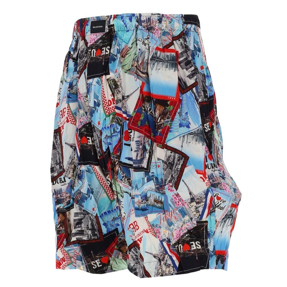 Balenciaga o11b112oob Shorts in Multicolor Size US 34 / EU 50 - 3 Thumbnail