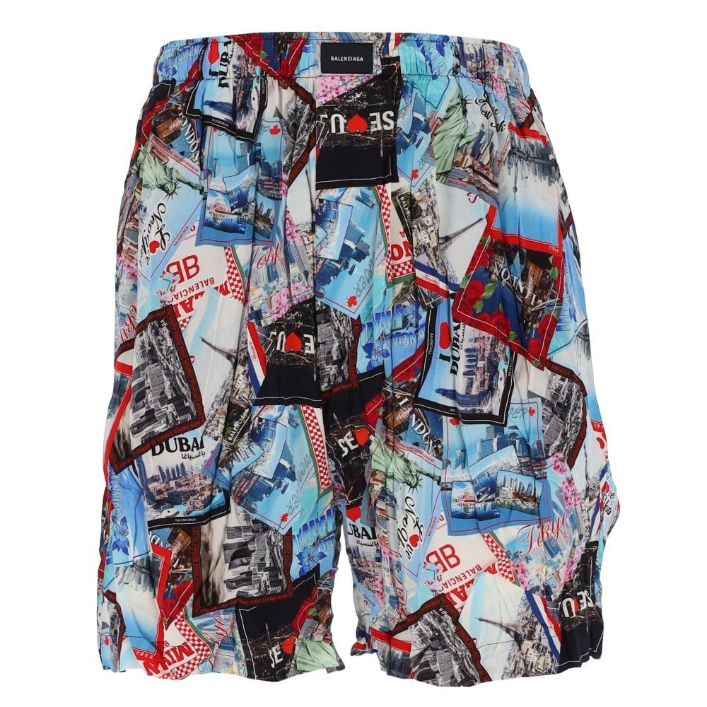 Balenciaga o11b112oob Shorts in Multicolor Size US 34 / EU 50 - 1 Thumbnail