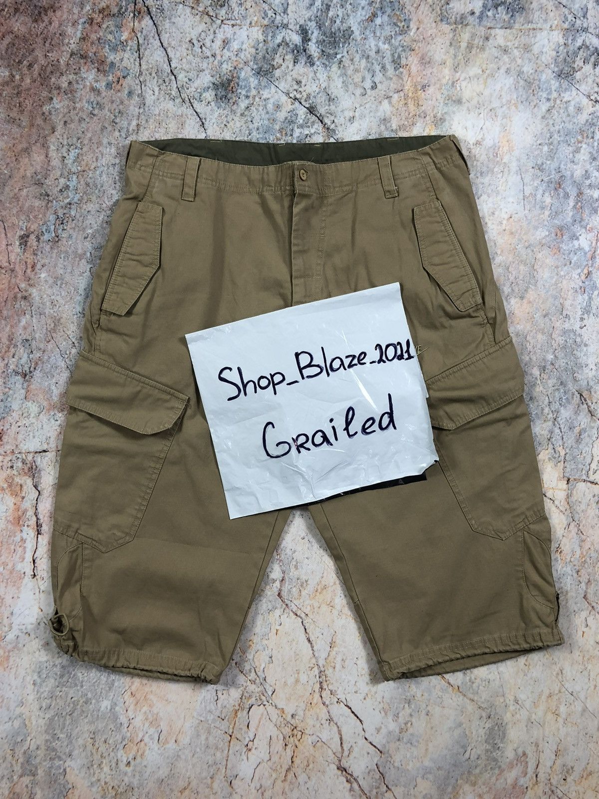 Nike × Vintage Nike vintage cargo shorts Size US 36 / EU 52 - 2 Thumbnail