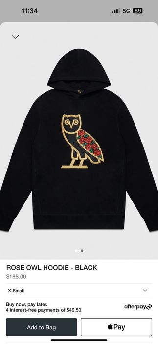 Ovo hot sale rose hoodie