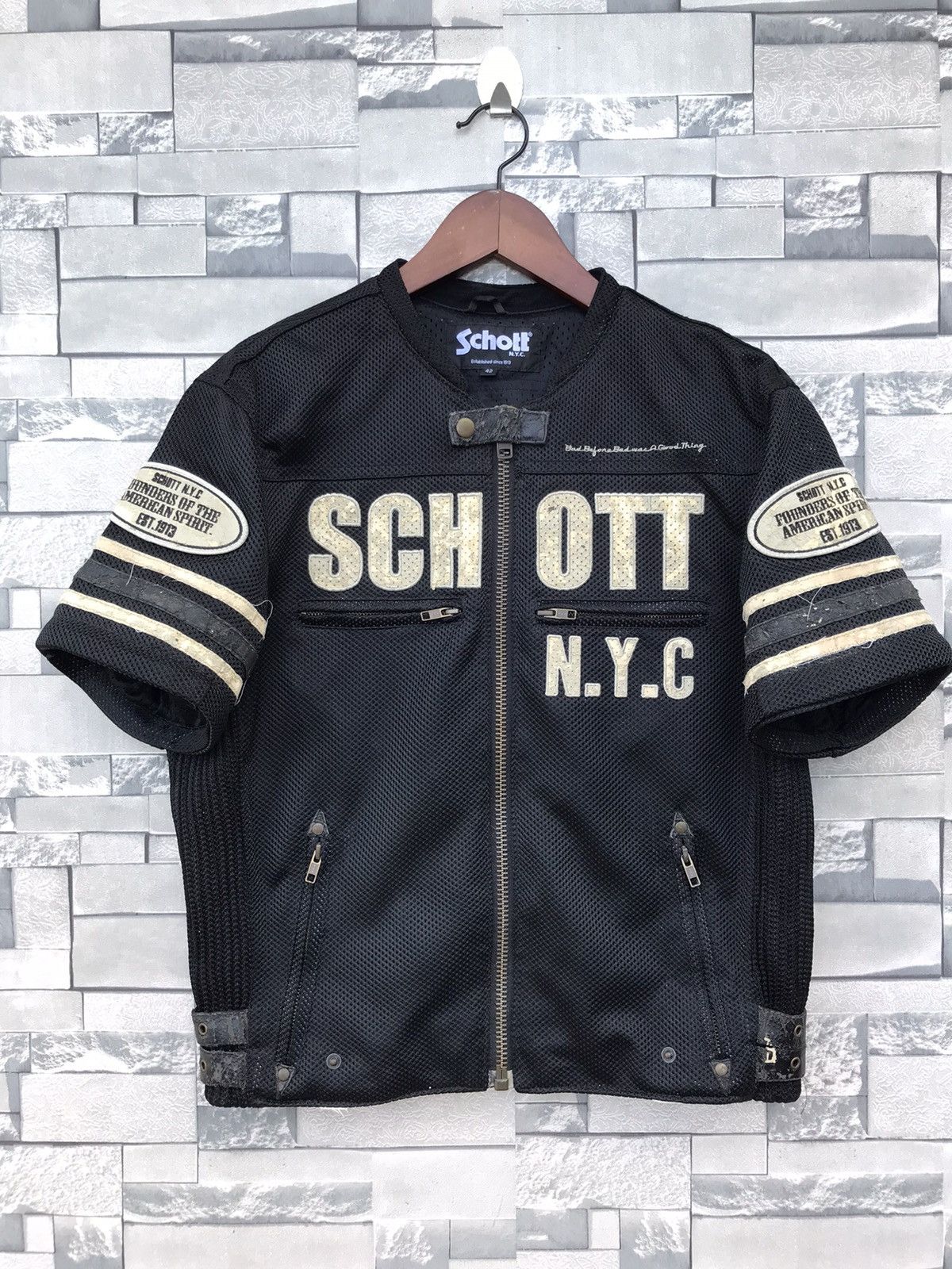 Japanese Brand Vintage Schott Nyc To The Open Road Jacket Size M / US 6-8 / IT 42-44 - 1 Thumbnail
