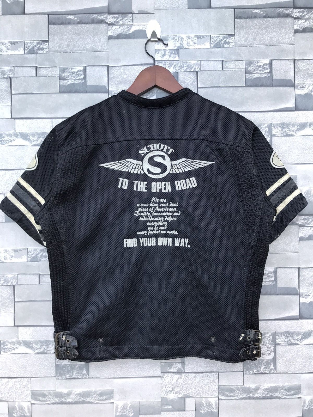 Japanese Brand Vintage Schott Nyc To The Open Road Jacket Size M / US 6-8 / IT 42-44 - 2 Thumbnail
