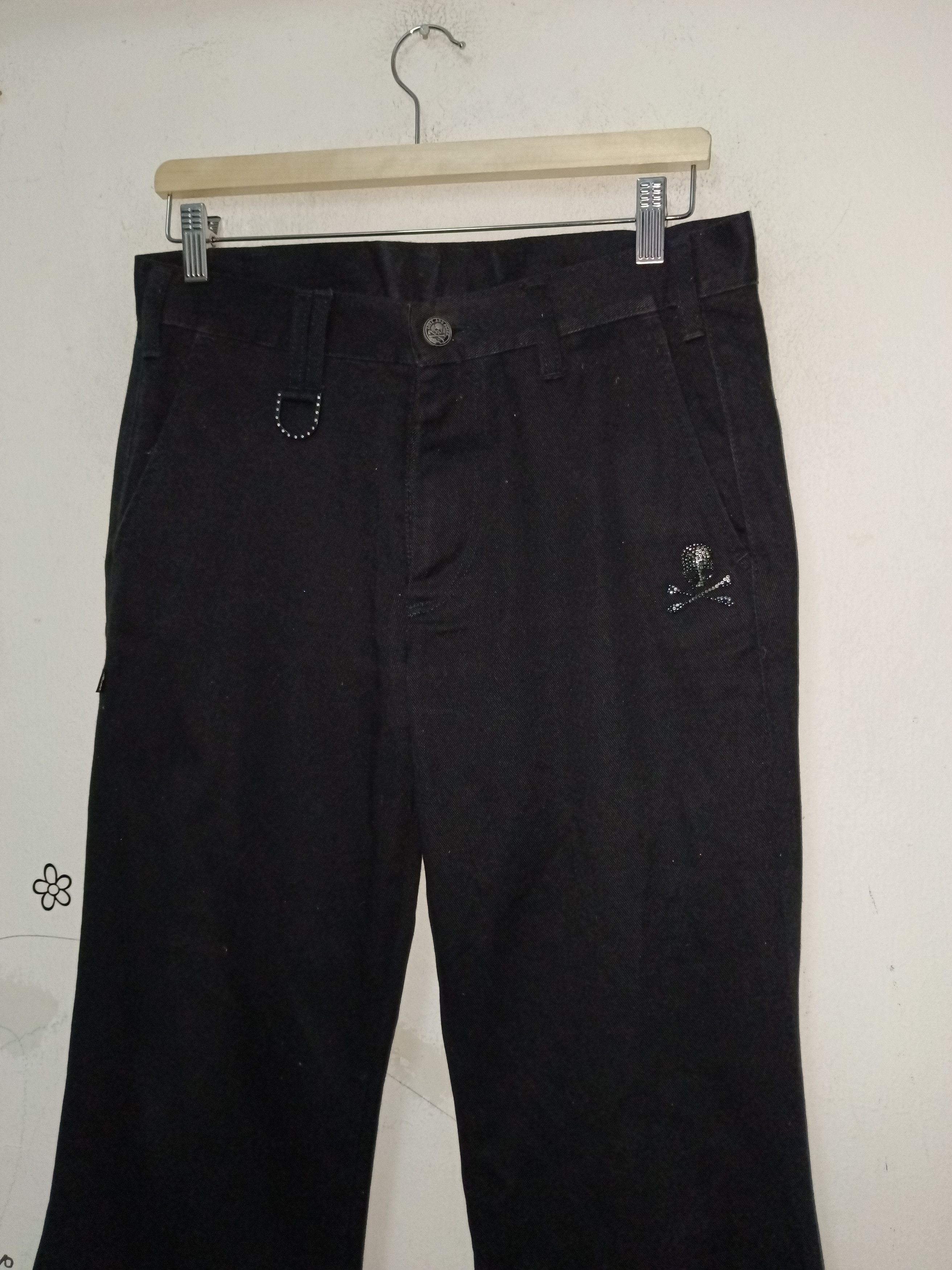 Rare Roen Swarovski Skull Pants