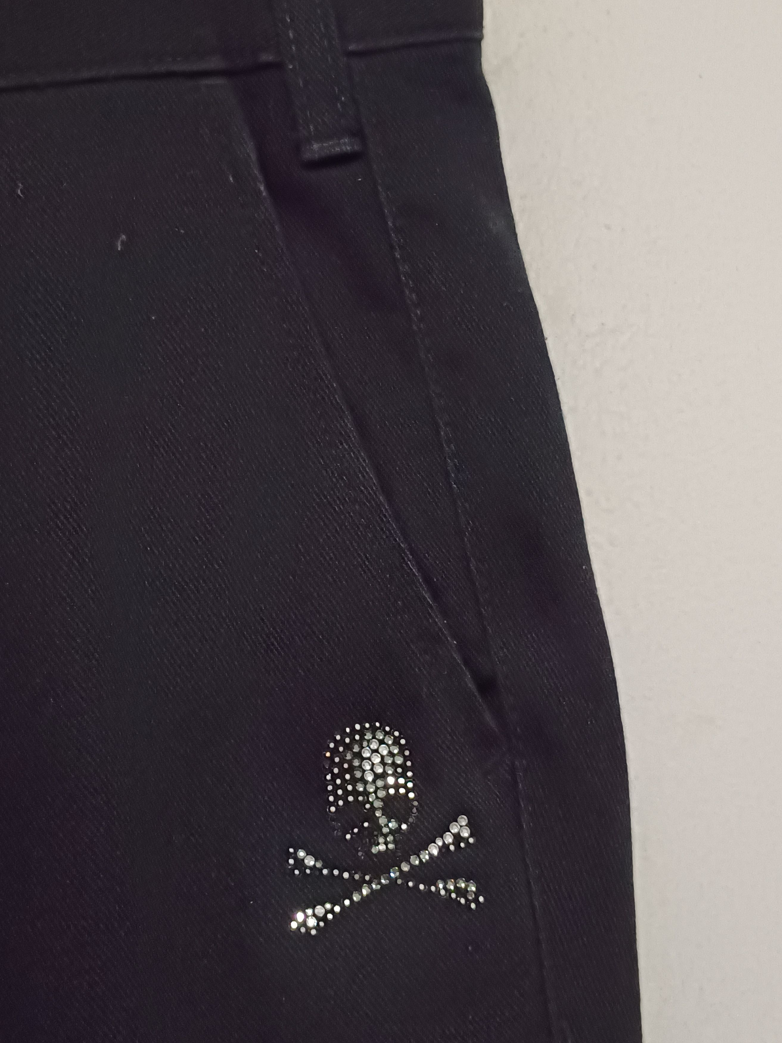 Rare Roen Swarovski Skull Pants
