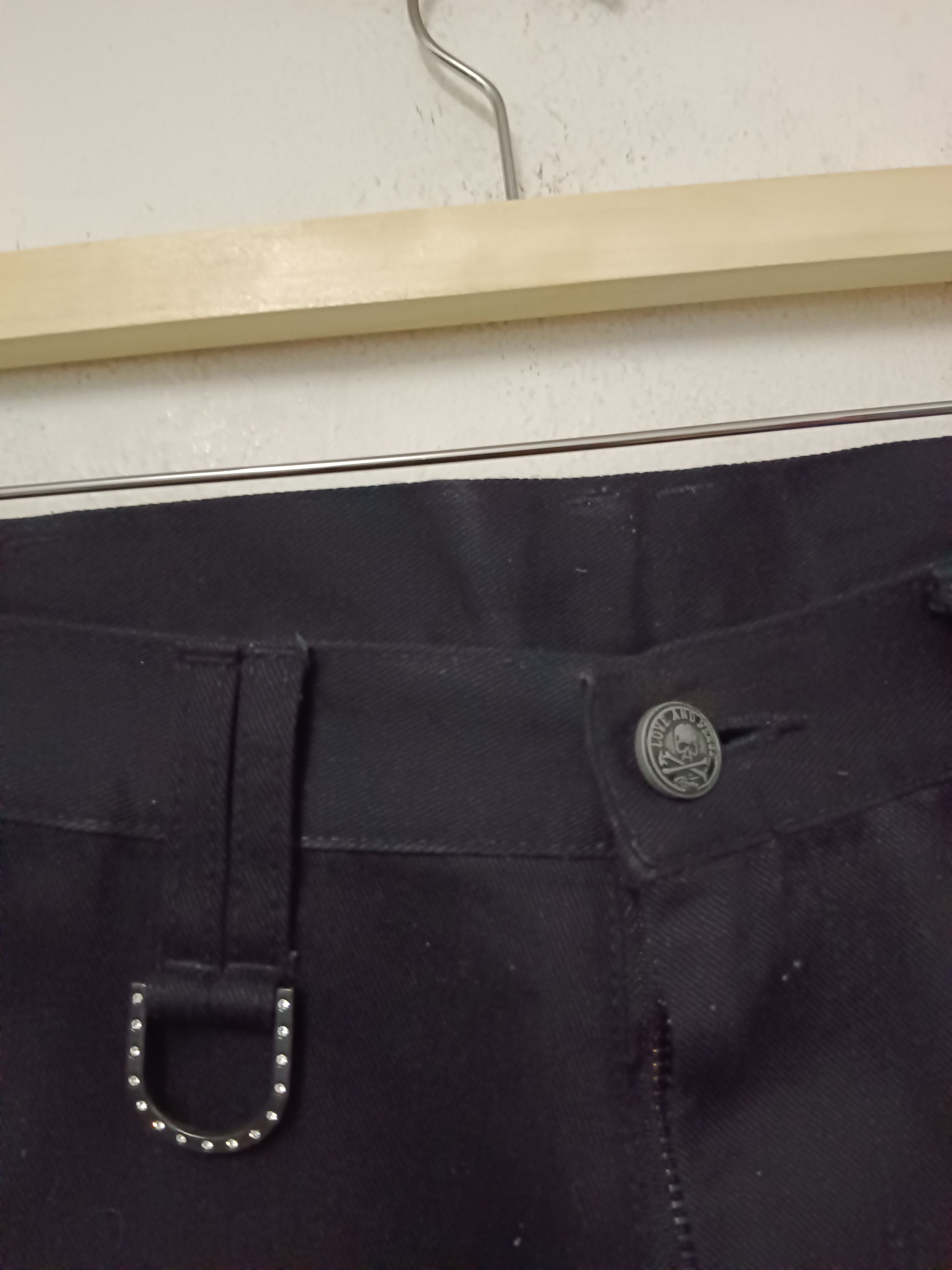 Rare Roen Swarovski Skull Pants