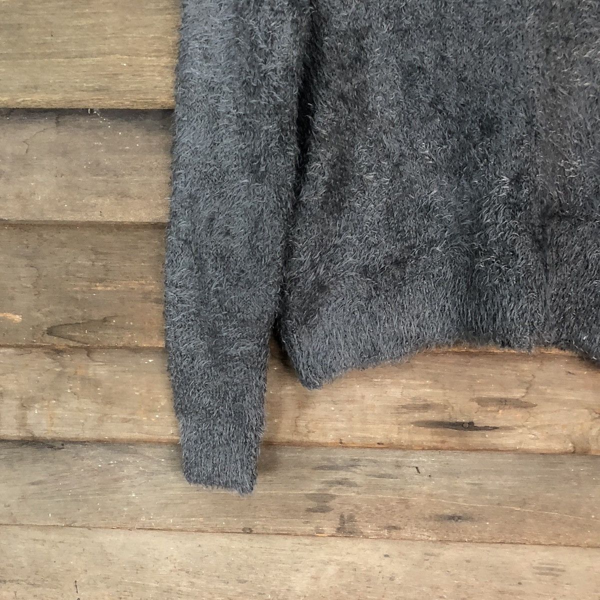 Homespun Knitwear × Japanese Brand DLS Sevendays Sunday Shag Shaggy Fur Mohair Knitwear #BB588 Size M / US 6-8 / IT 42-44 - 4 Thumbnail