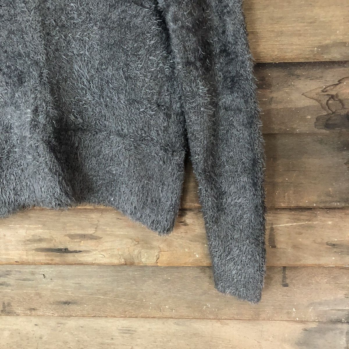 Homespun Knitwear × Japanese Brand DLS Sevendays Sunday Shag Shaggy Fur Mohair Knitwear #BB588 Size M / US 6-8 / IT 42-44 - 5 Thumbnail