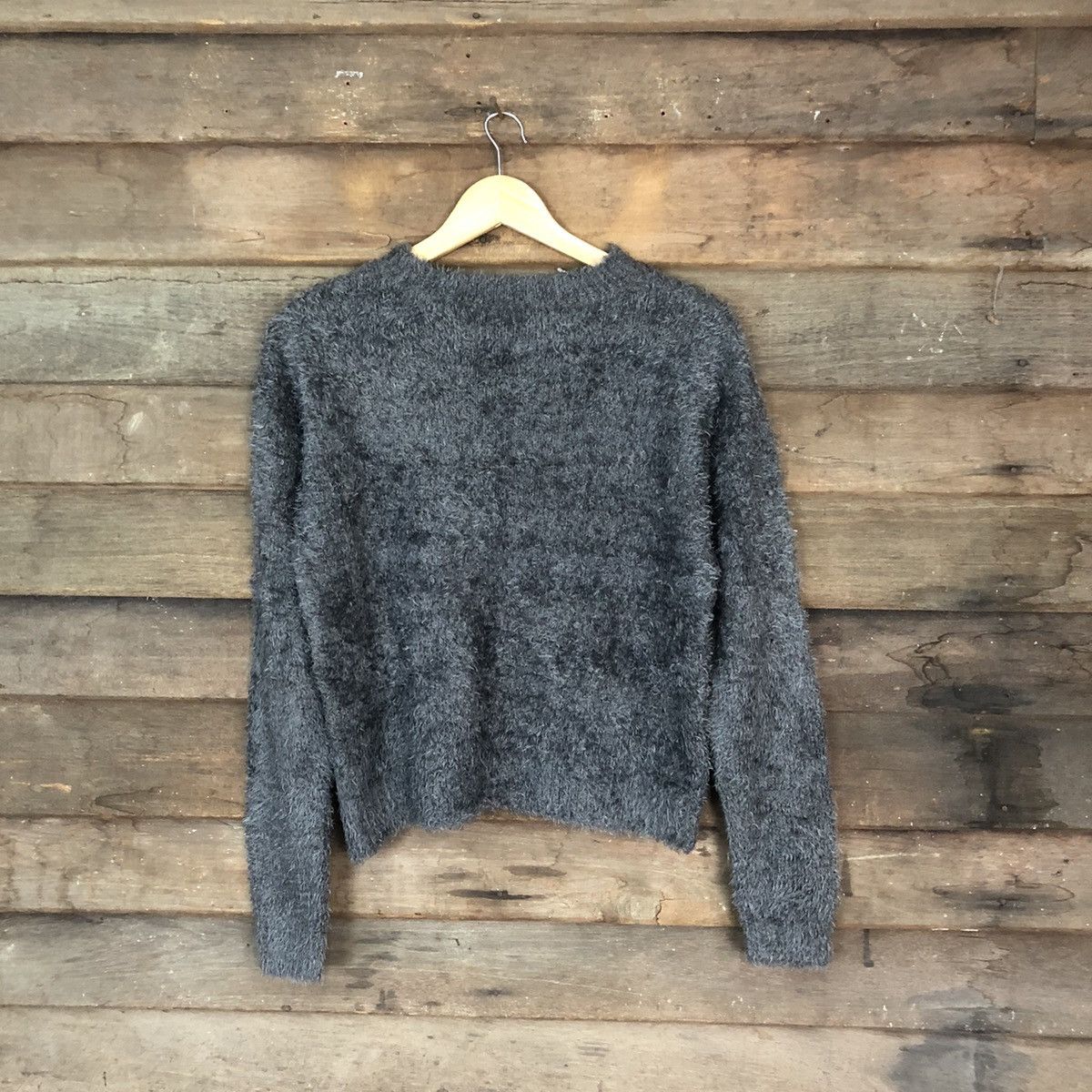 Homespun Knitwear × Japanese Brand DLS Sevendays Sunday Shag Shaggy Fur Mohair Knitwear #BB588 Size M / US 6-8 / IT 42-44 - 10 Thumbnail