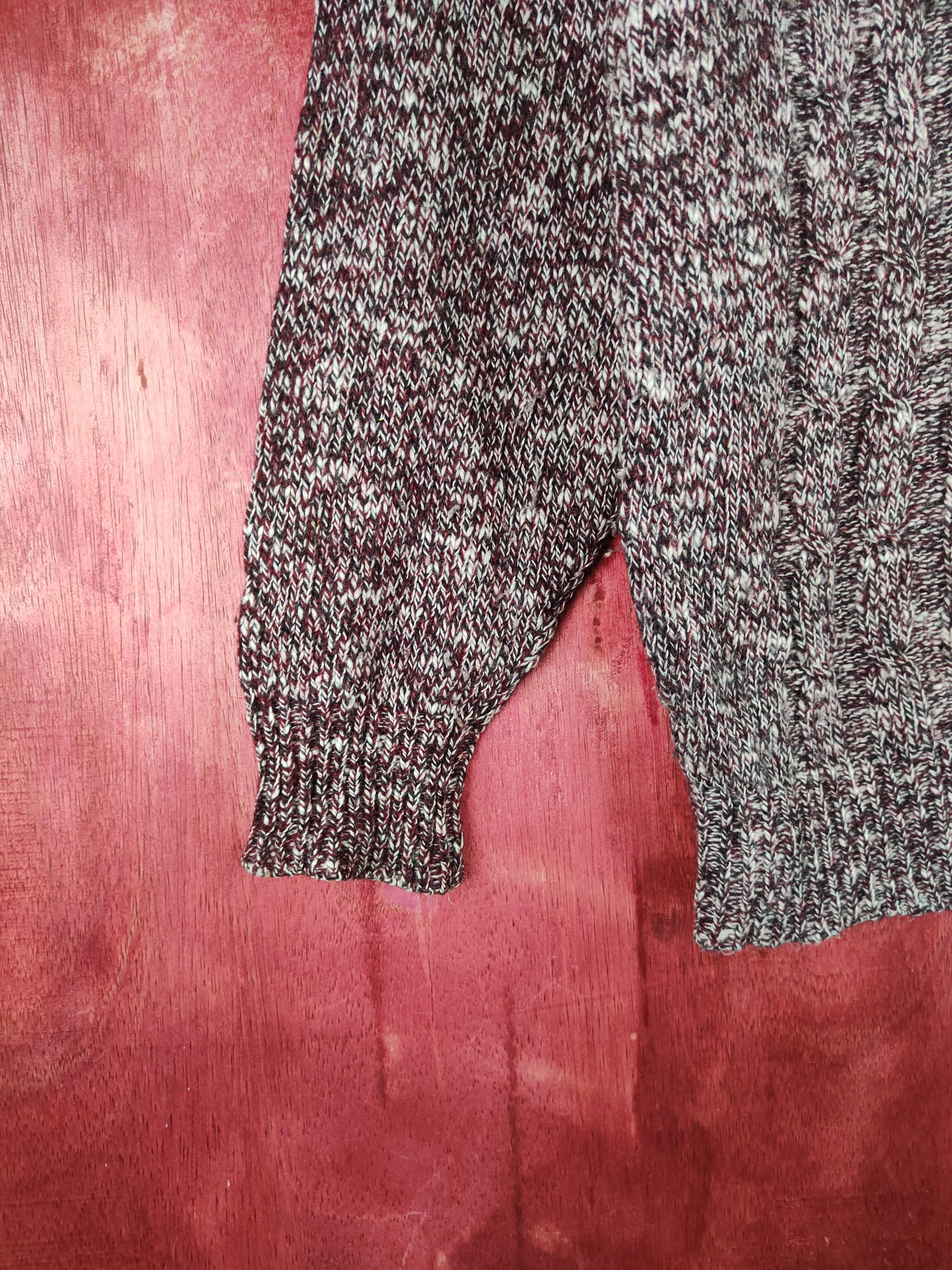 Homespun Knitwear Japanese Brand Maroon Knitwear Sweatshirt #S687 Size M / US 6-8 / IT 42-44 - 5 Thumbnail