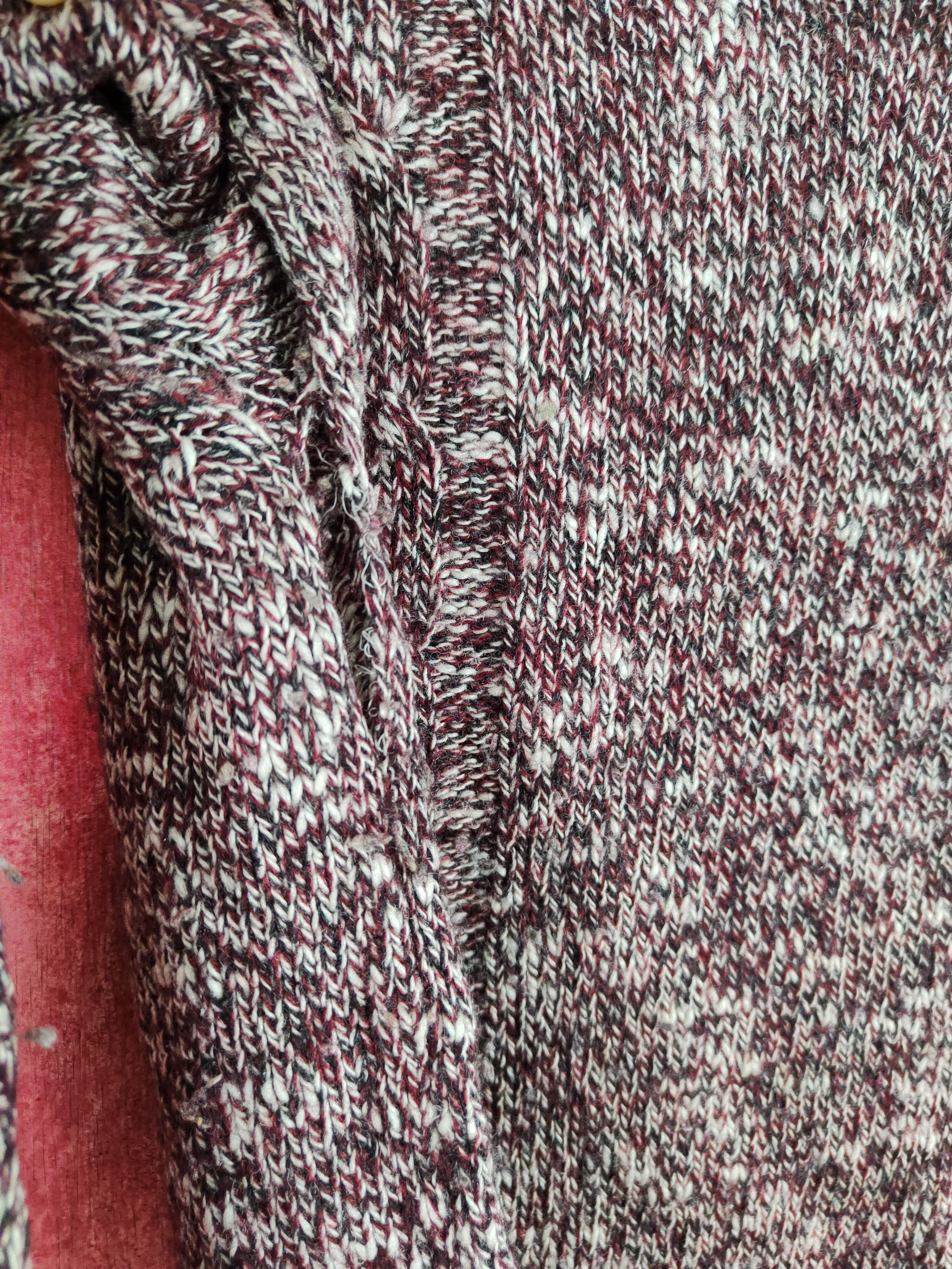 Homespun Knitwear Japanese Brand Maroon Knitwear Sweatshirt #S687 Size M / US 6-8 / IT 42-44 - 3 Thumbnail