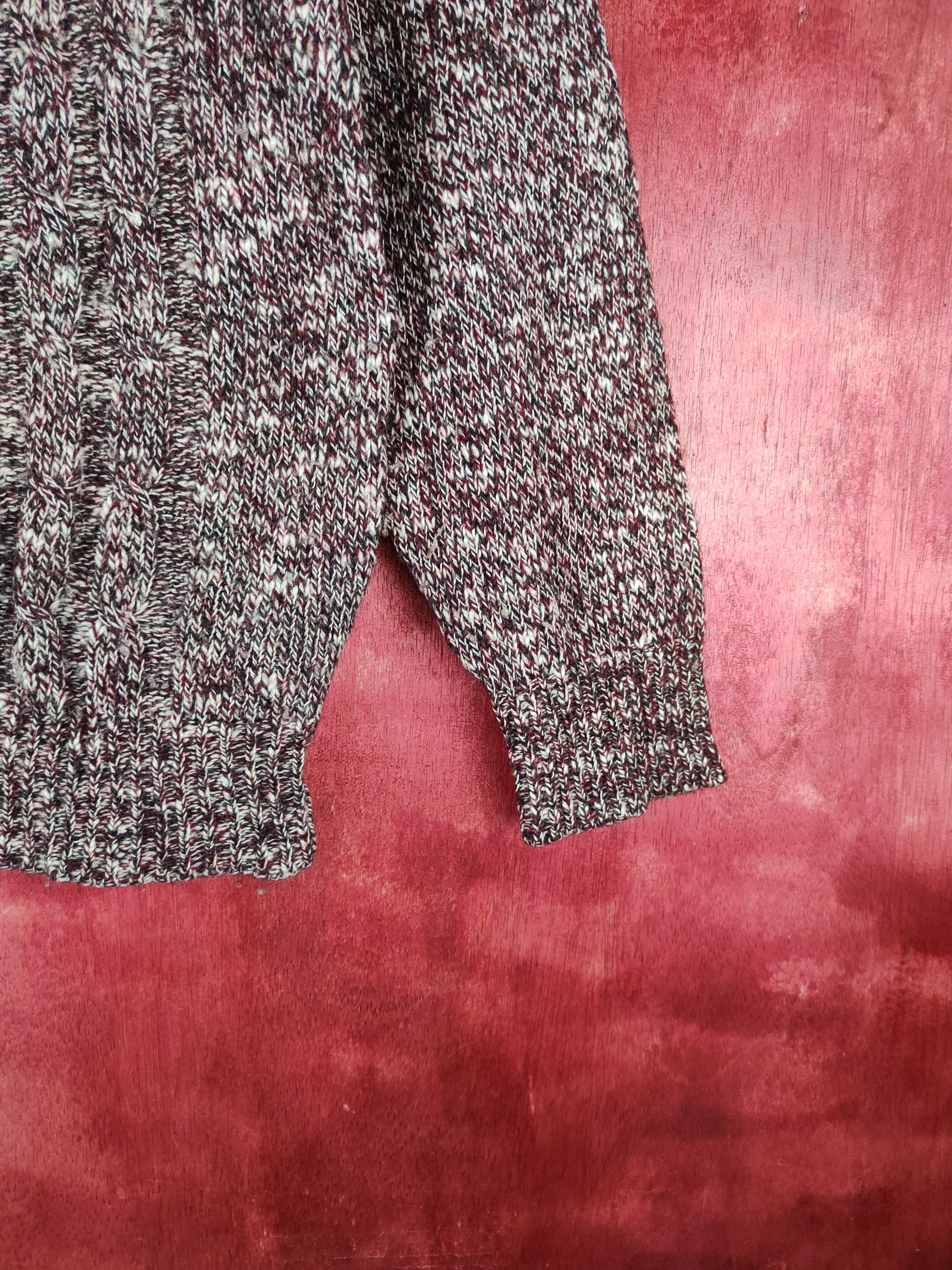 Homespun Knitwear Japanese Brand Maroon Knitwear Sweatshirt #S687 Size M / US 6-8 / IT 42-44 - 7 Thumbnail