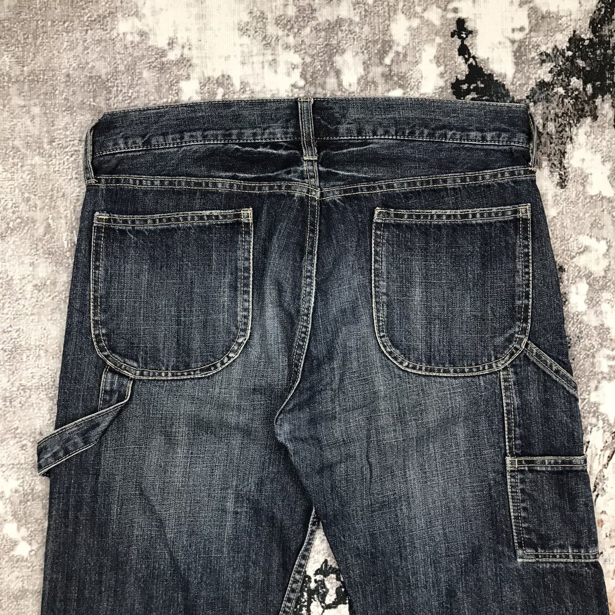 Japanese Brand Vintage Japanese Oririn Jeans Carpenter Workwear Denim Jean Size US 32 / EU 48 - 3 Thumbnail